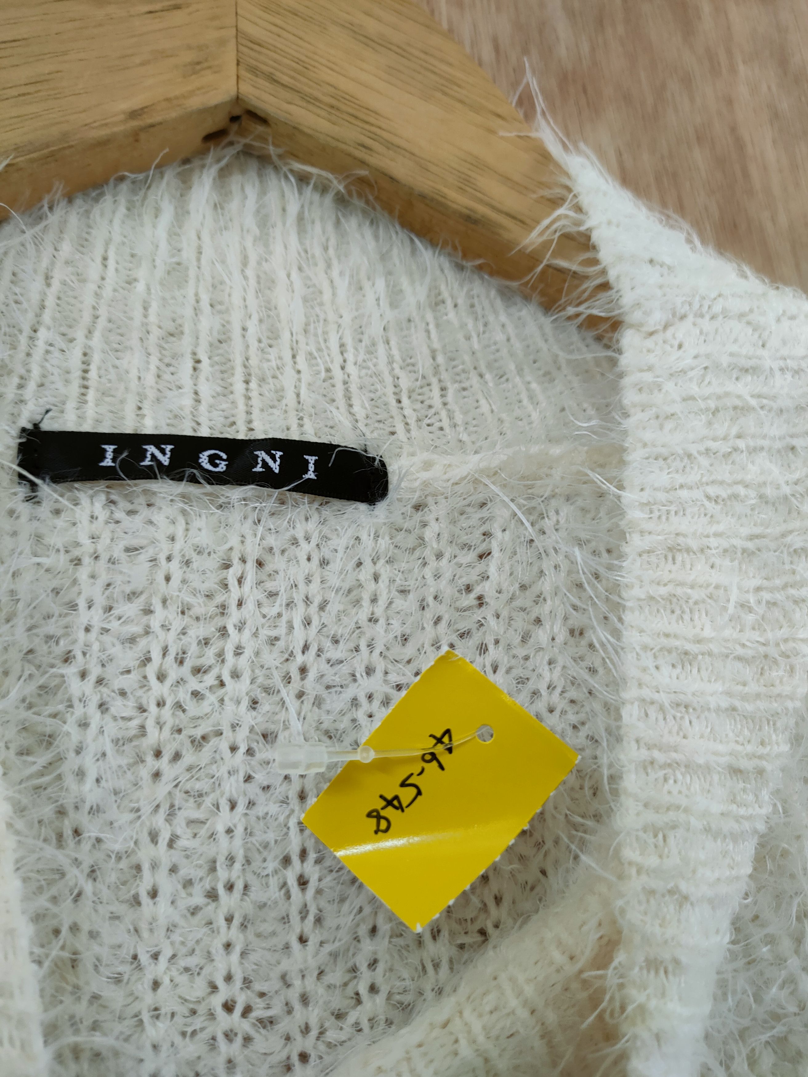 Homespun Knitwear DLL IGNI JAPAN BALLON MOHAIR FUR SHAGGY KNITWEAR #46-548 Size M / US 6-8 / IT 42-44 - 8 Thumbnail
