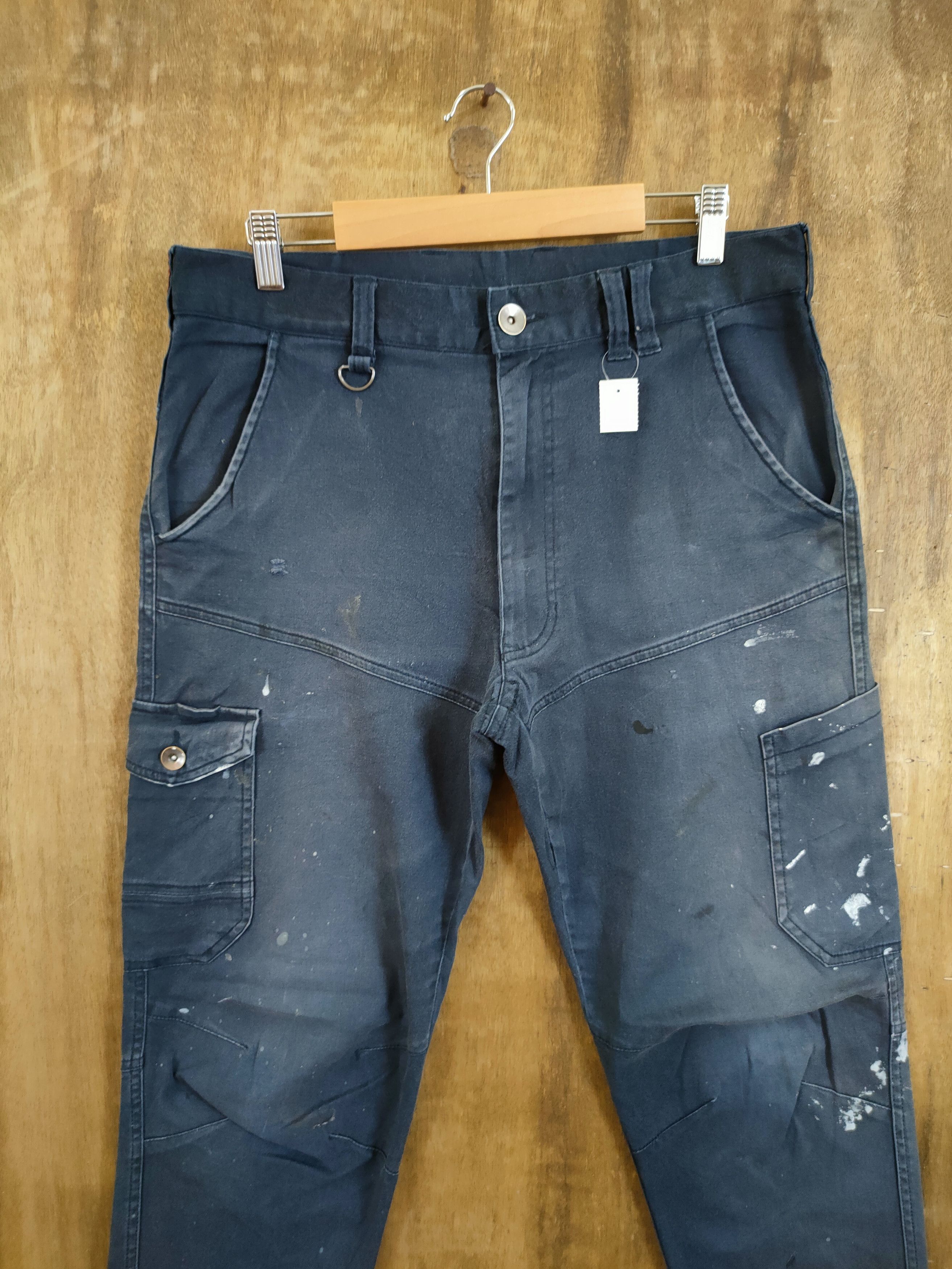 Japanese Brand × Vintage Jogger stretch faded dirty distressed cargo pants #46-689 Size US 32 / EU 48 - 4 Thumbnail