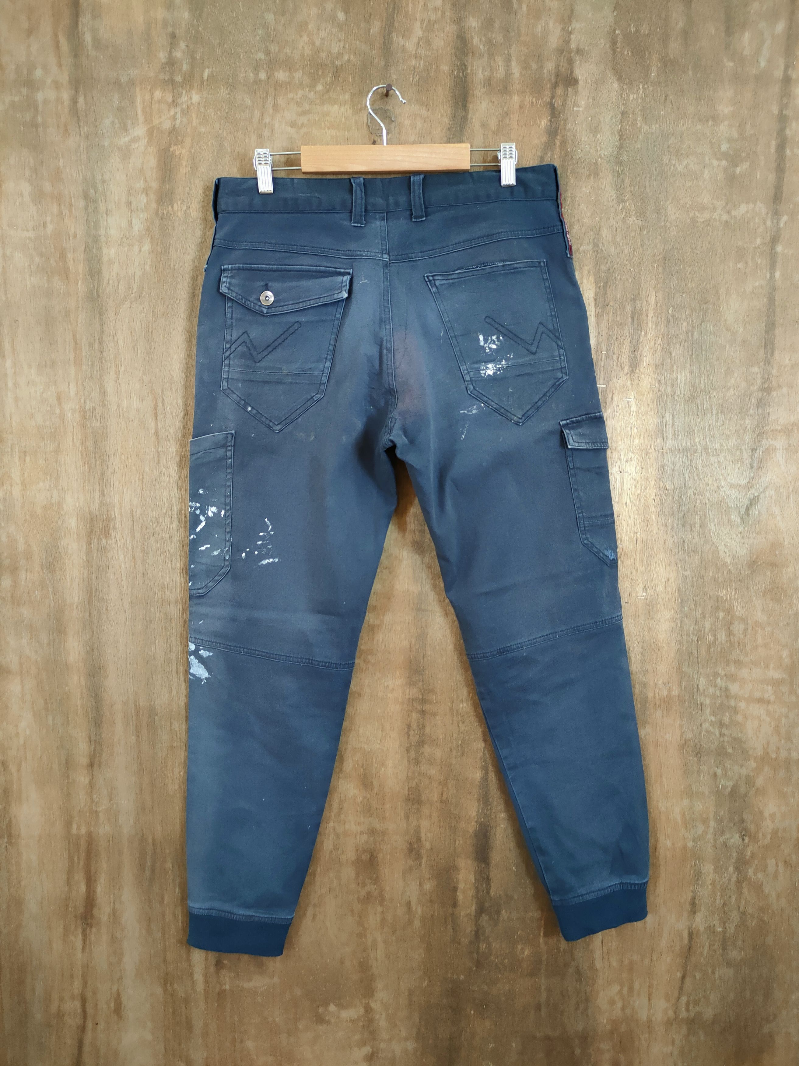 Japanese Brand × Vintage Jogger stretch faded dirty distressed cargo pants #46-689 Size US 32 / EU 48 - 8 Thumbnail