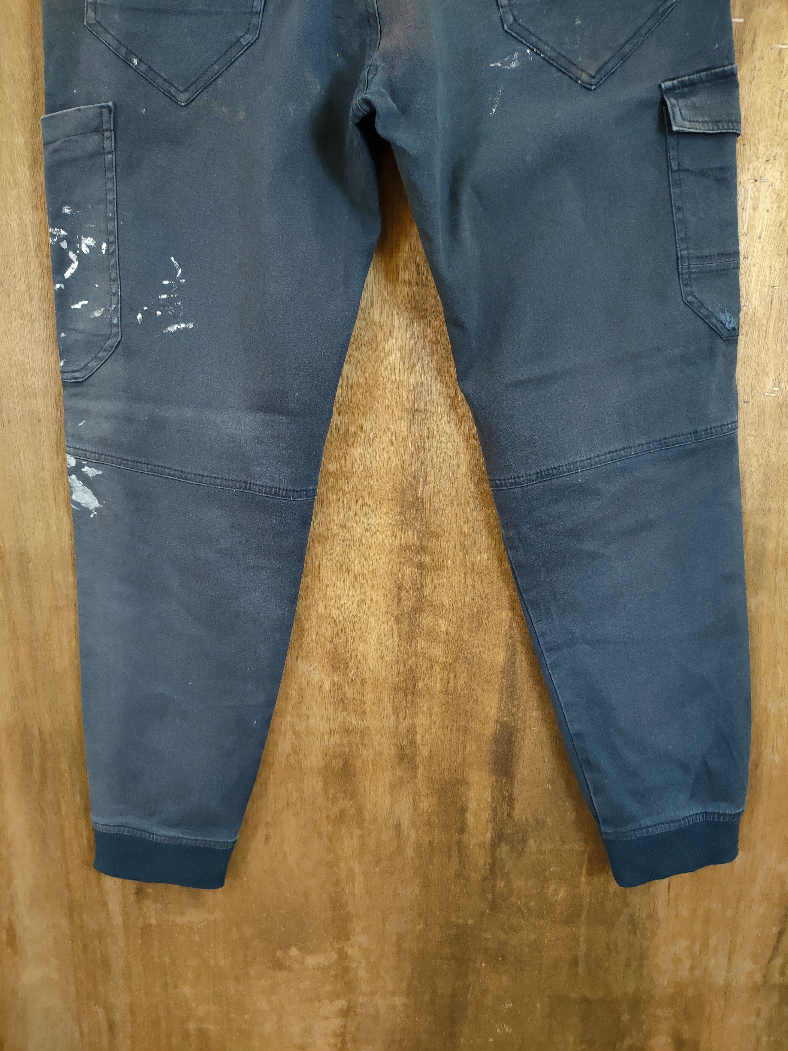 Japanese Brand × Vintage Jogger stretch faded dirty distressed cargo pants #46-689 Size US 32 / EU 48 - 9 Thumbnail