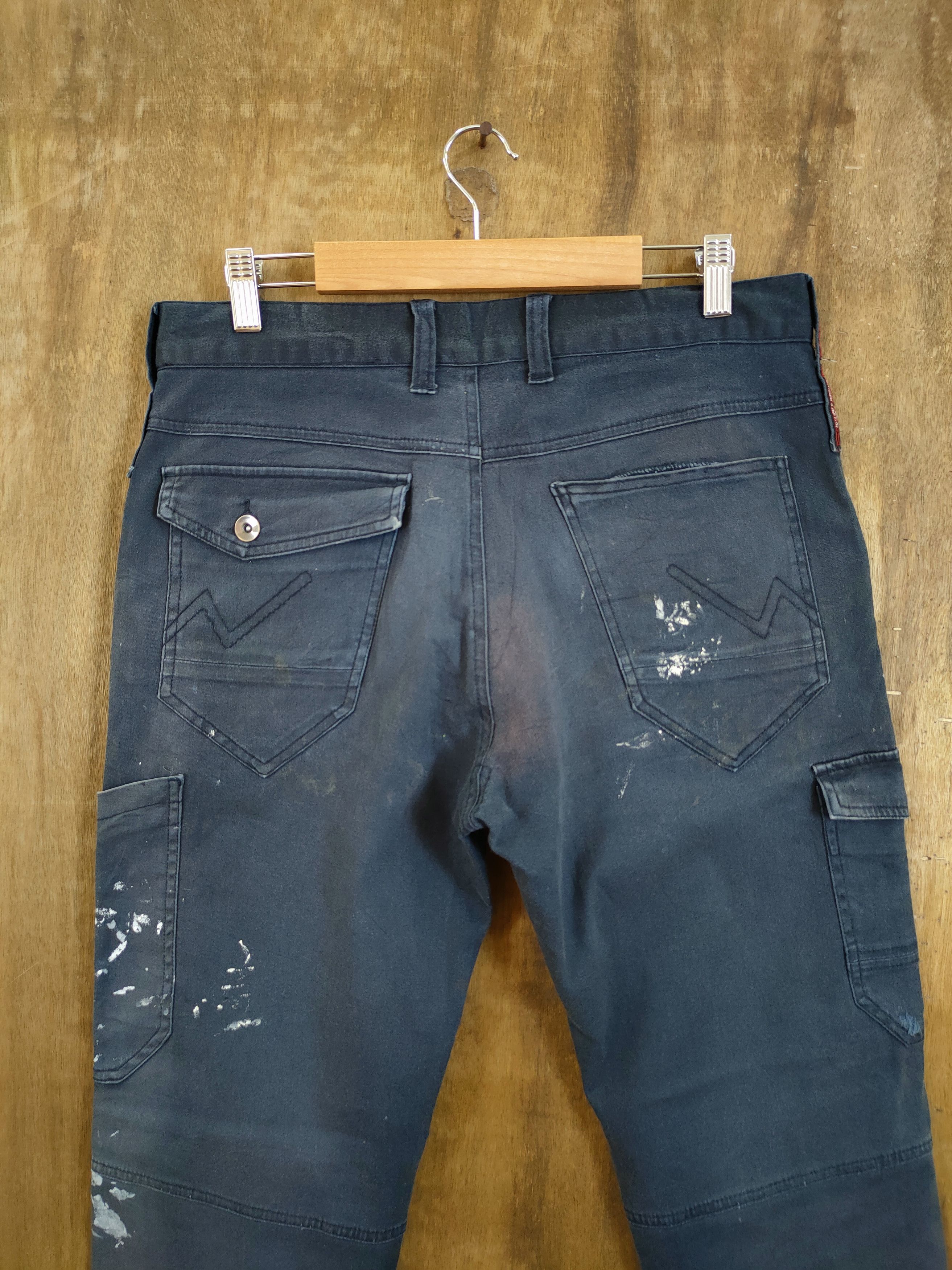 Japanese Brand × Vintage Jogger stretch faded dirty distressed cargo pants #46-689 Size US 32 / EU 48 - 10 Thumbnail