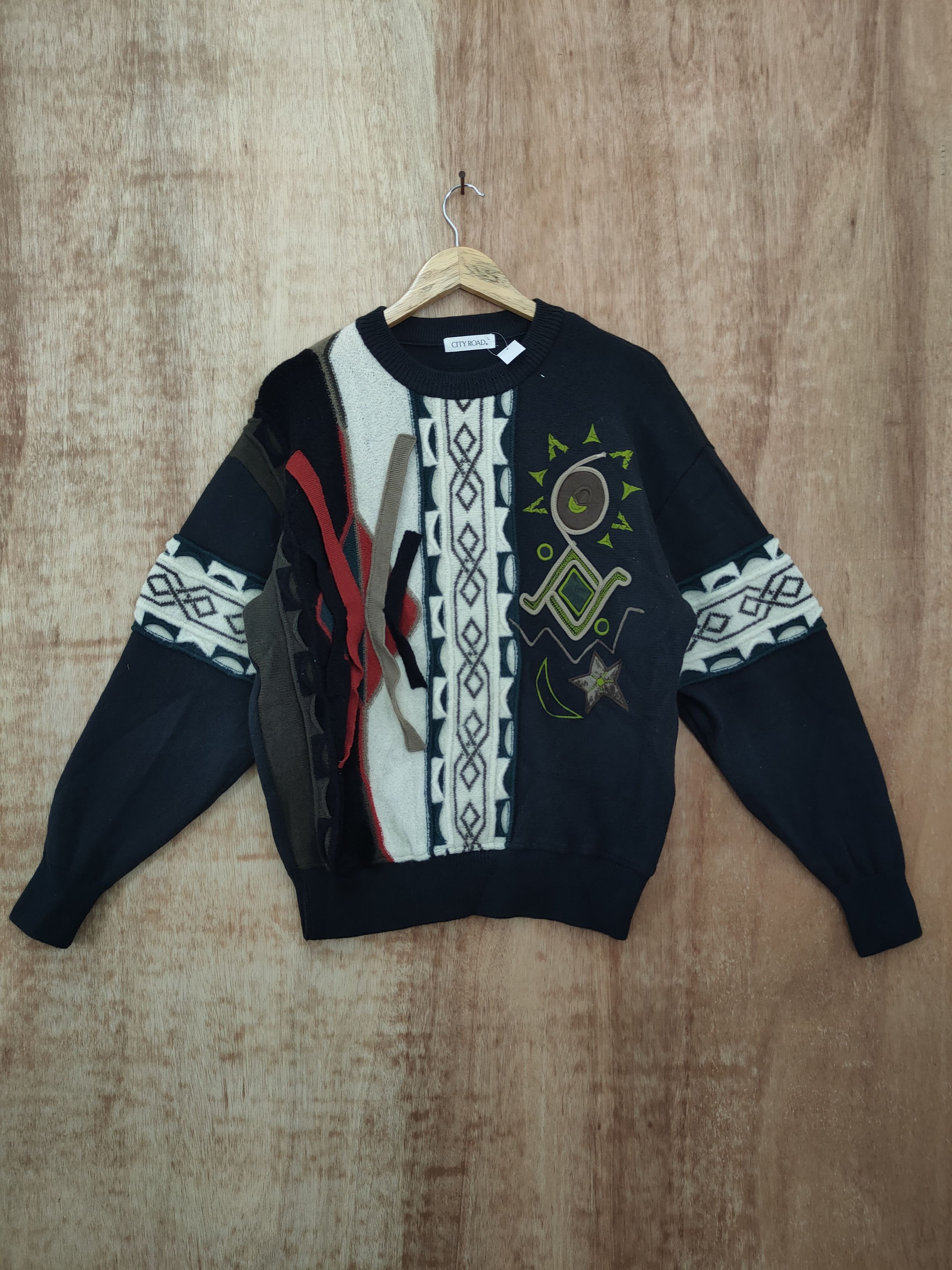 image of City Road Knitwear Sweatshirt Art Vintage 46-204 in Mix, Men's (Size Medium)