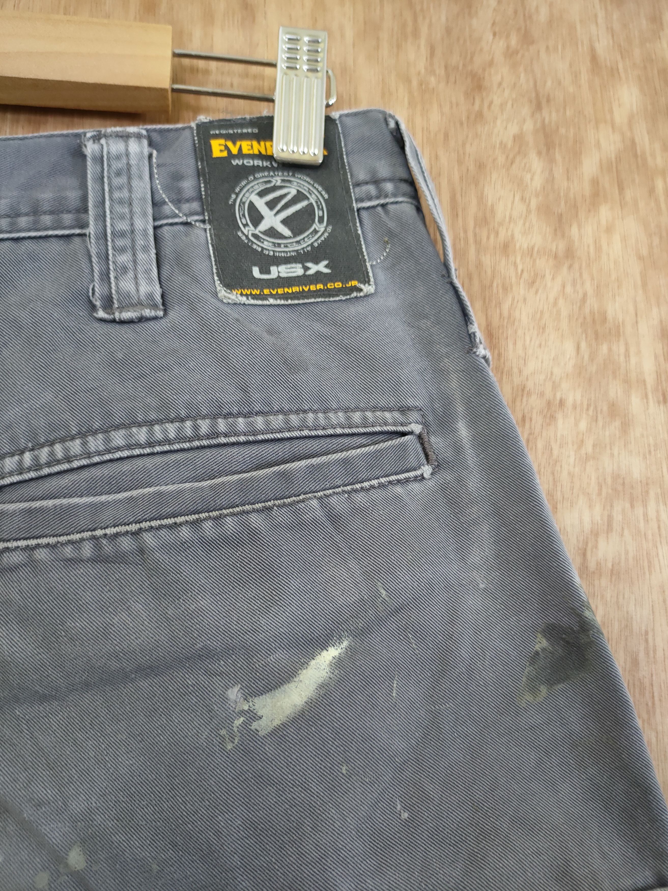 Japanese Brand DLL Evenriver thrashed faded distressed cargo pants #46-272T Size US 28 / EU 44 - 9 Thumbnail