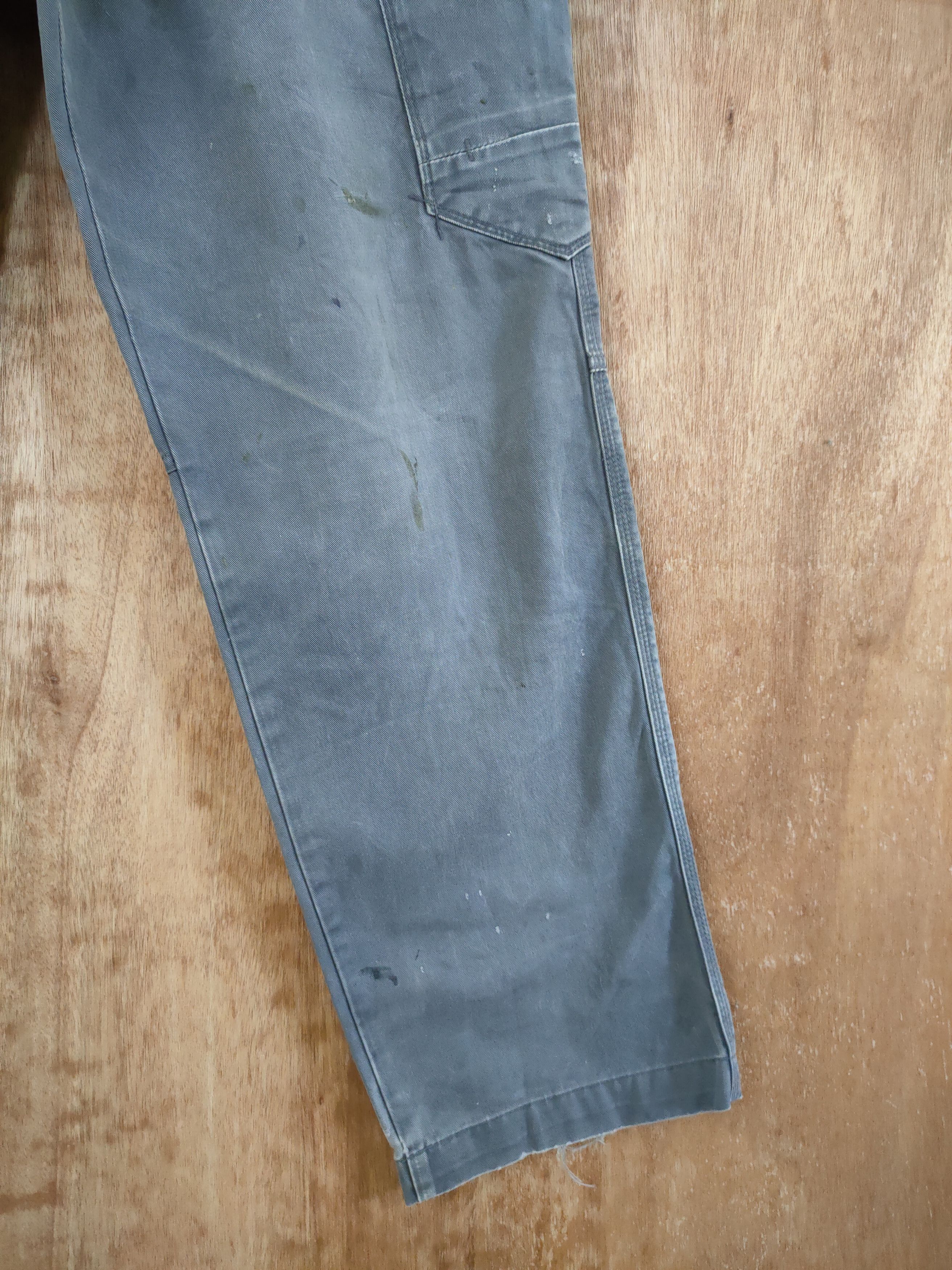 Japanese Brand DLL Evenriver thrashed faded distressed cargo pants #46-272T Size US 28 / EU 44 - 3 Thumbnail