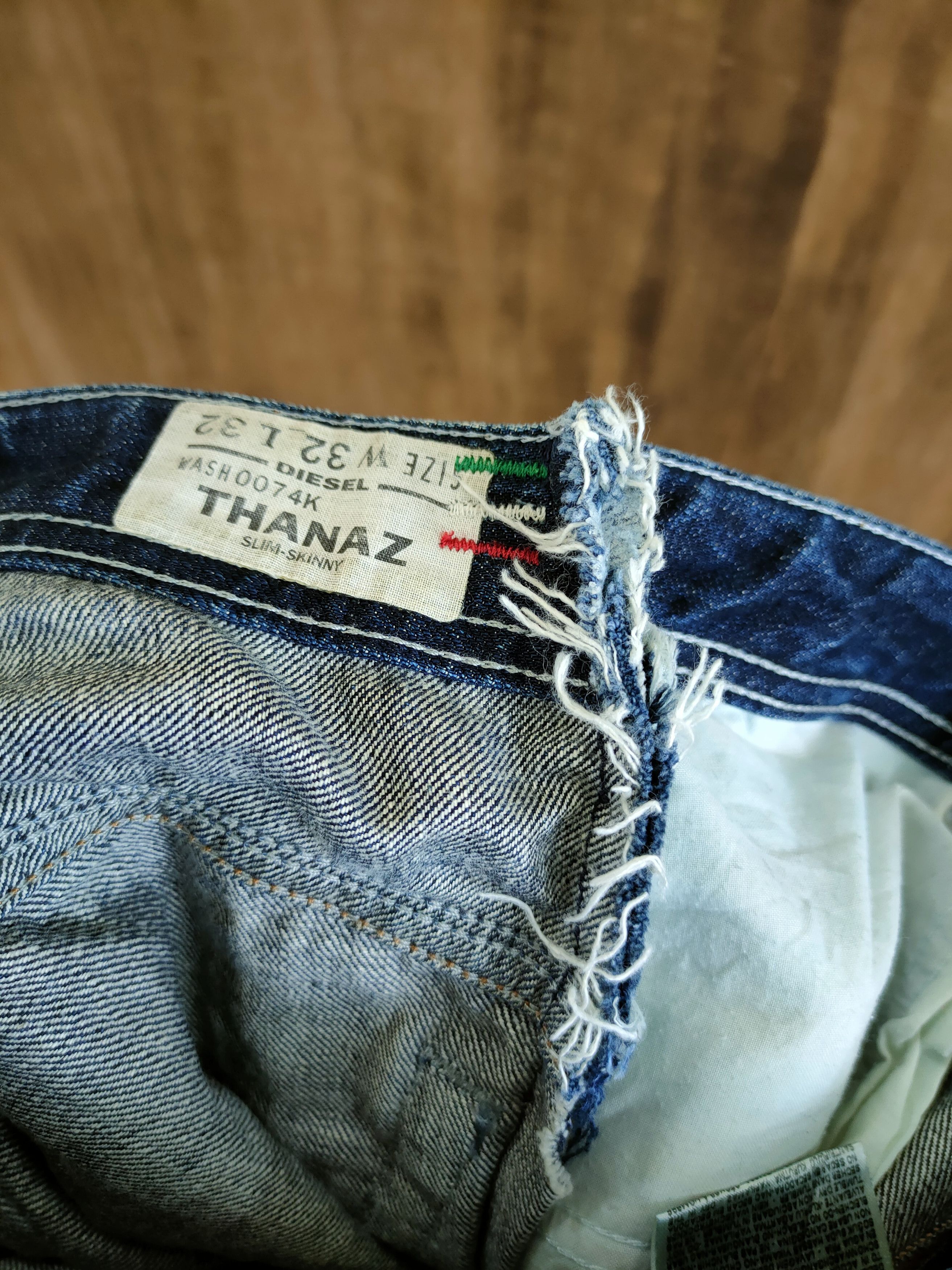 Diesel Diesel Thanaz altered splash paint distressed denim #46-903 Size US 31 - 13 Thumbnail