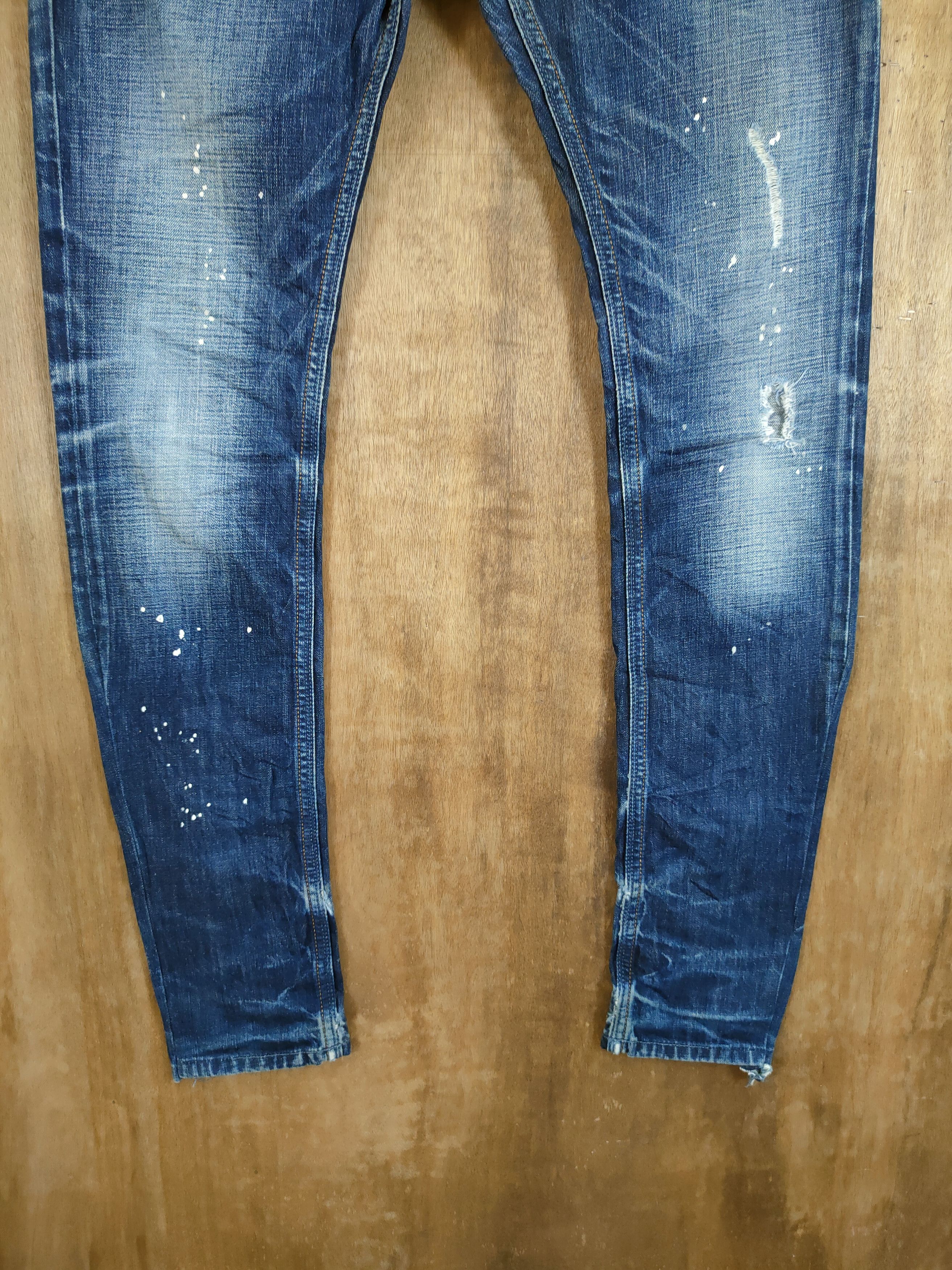 Diesel Diesel Thanaz altered splash paint distressed denim #46-903 Size US 31 - 2 Thumbnail