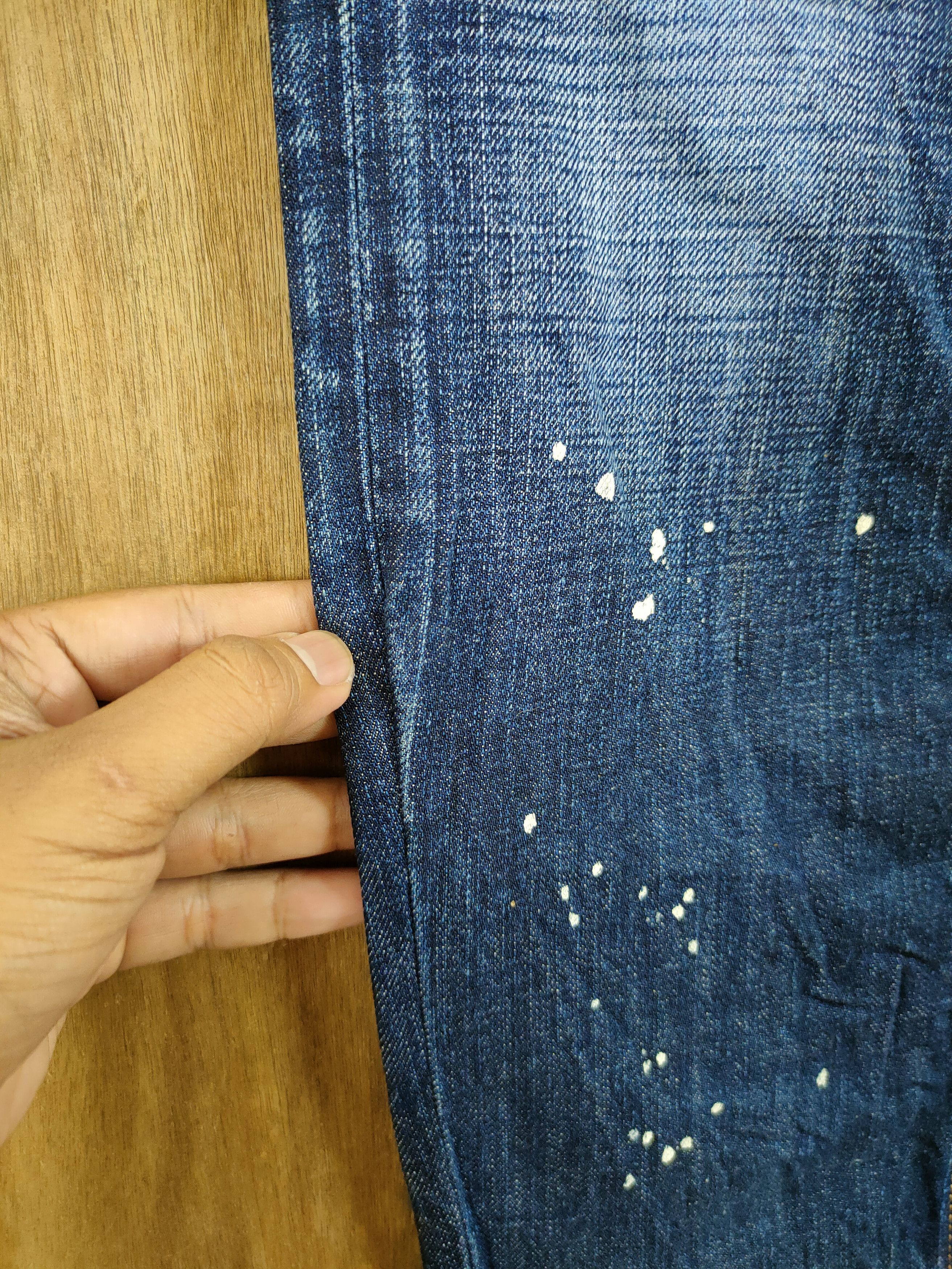 Diesel Diesel Thanaz altered splash paint distressed denim #46-903 Size US 31 - 7 Thumbnail