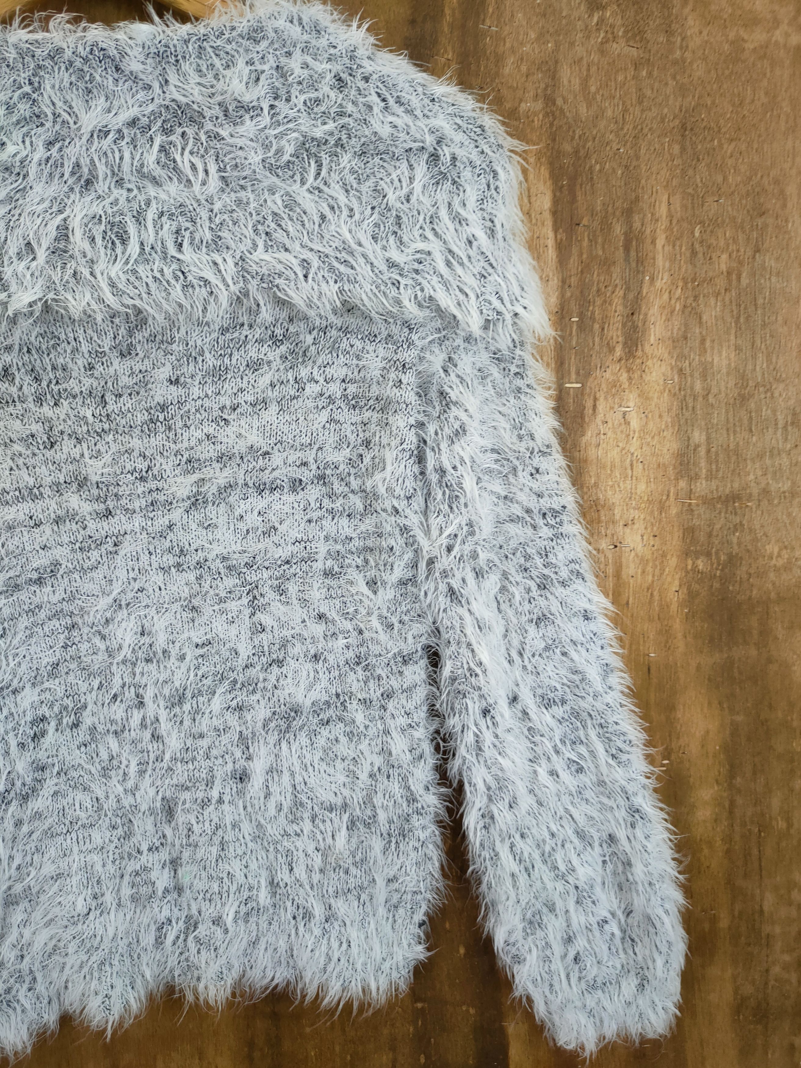 Japanese Brand D Raf Raf mohair shag shaggy soft fur knitwear #46-1009 Size S / US 4 / IT 40 - 11 Thumbnail
