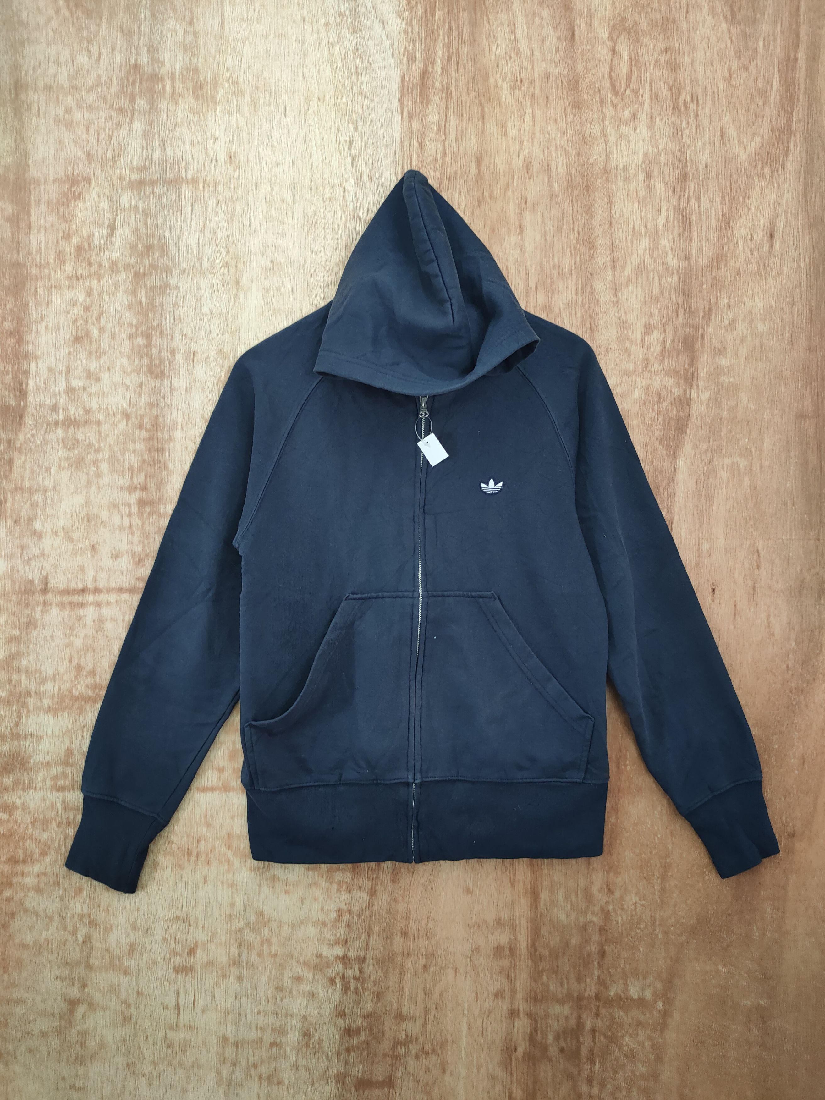 Adidas DLL Adidas sportwear vintage sweater hoodie #46-207 Size US M / EU 48-50 / 2 - 1 Thumbnail