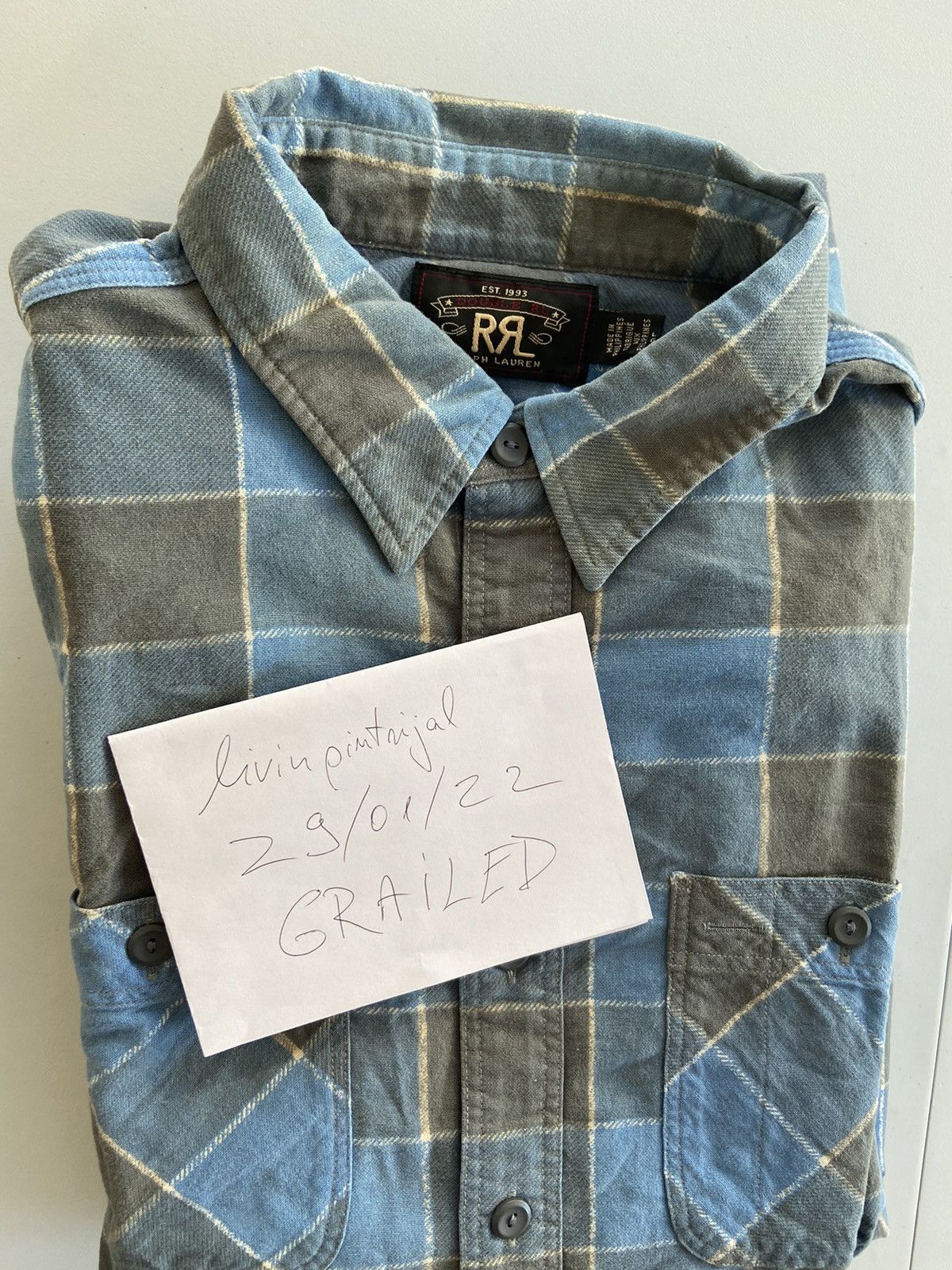 Polo Ralph Lauren × RRL Ralph Lauren × Ralph Lauren RRL Ralph Lauren shirt Size US L / EU 52-54 / 3 - 6 Thumbnail