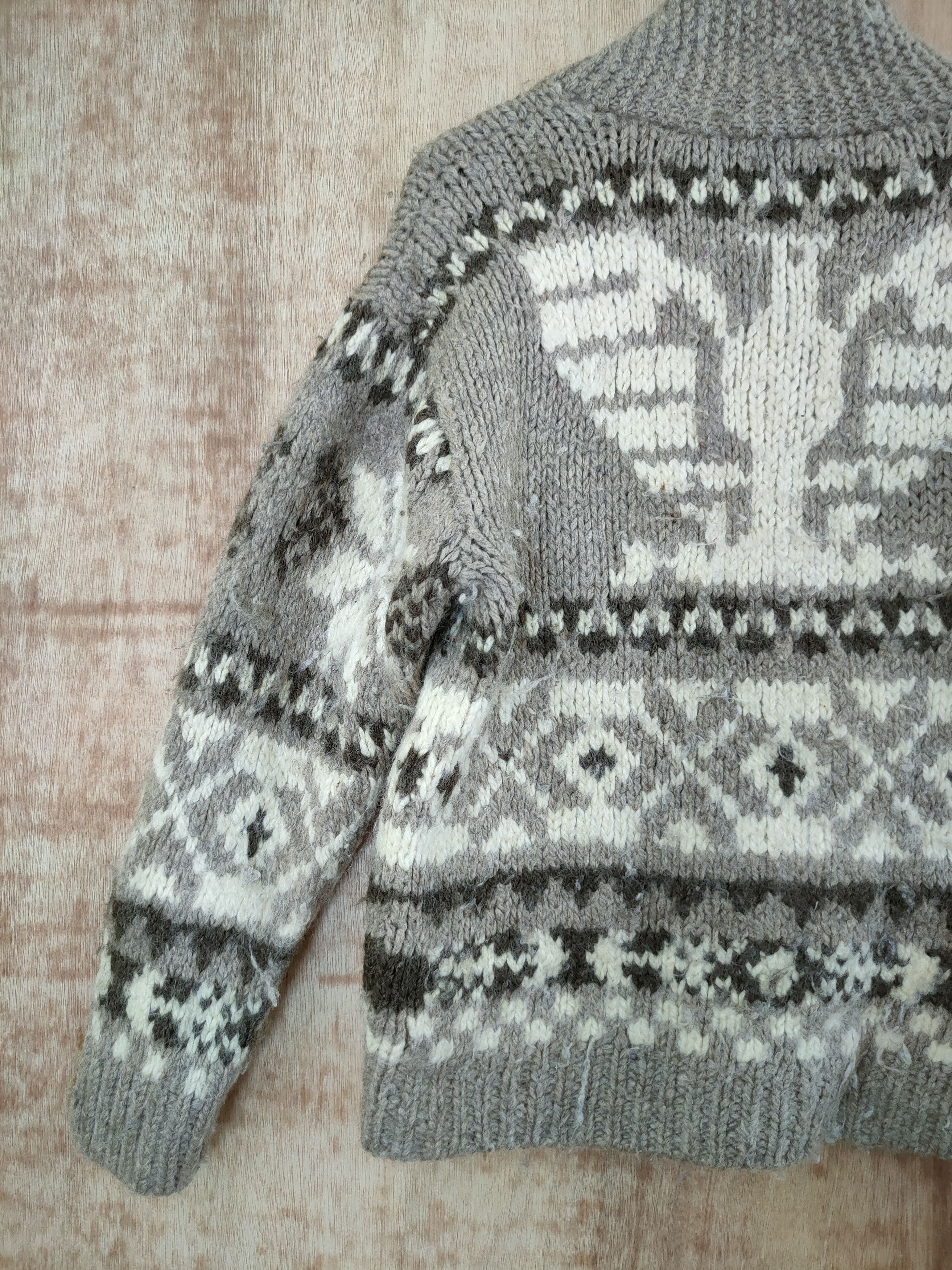 Vintage Alliage art navajo eagle aran isle knitwear mohair #46-603 Size US S / EU 44-46 / 1 - 8 Thumbnail
