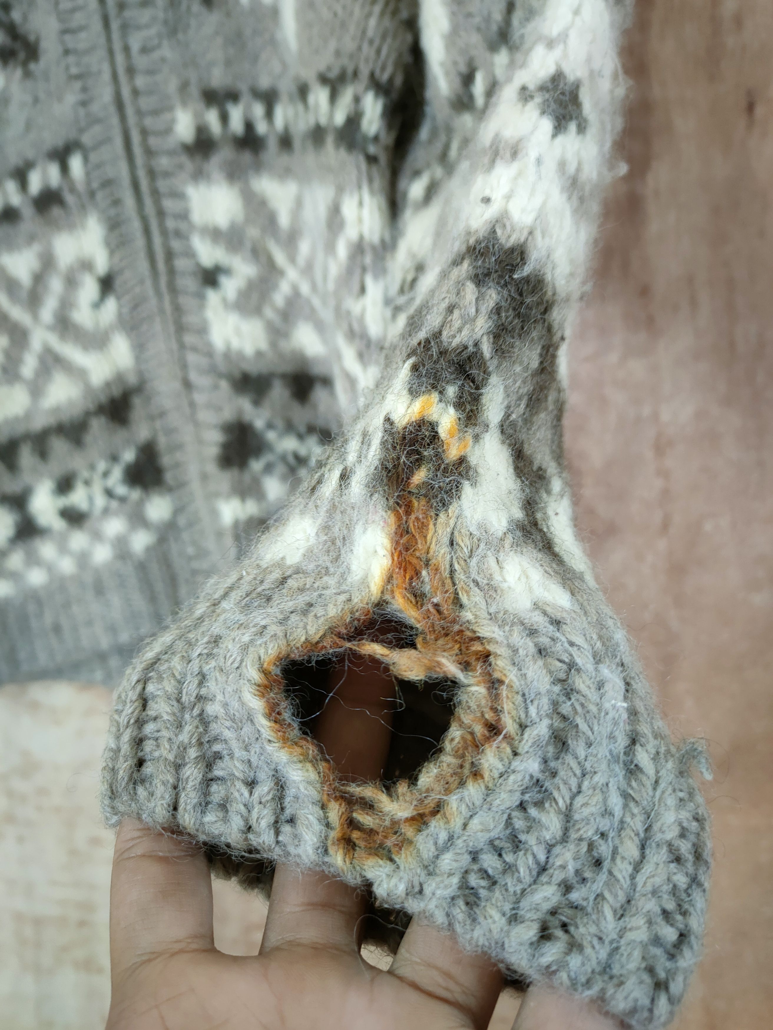 Vintage Alliage art navajo eagle aran isle knitwear mohair #46-603 Size US S / EU 44-46 / 1 - 7 Thumbnail