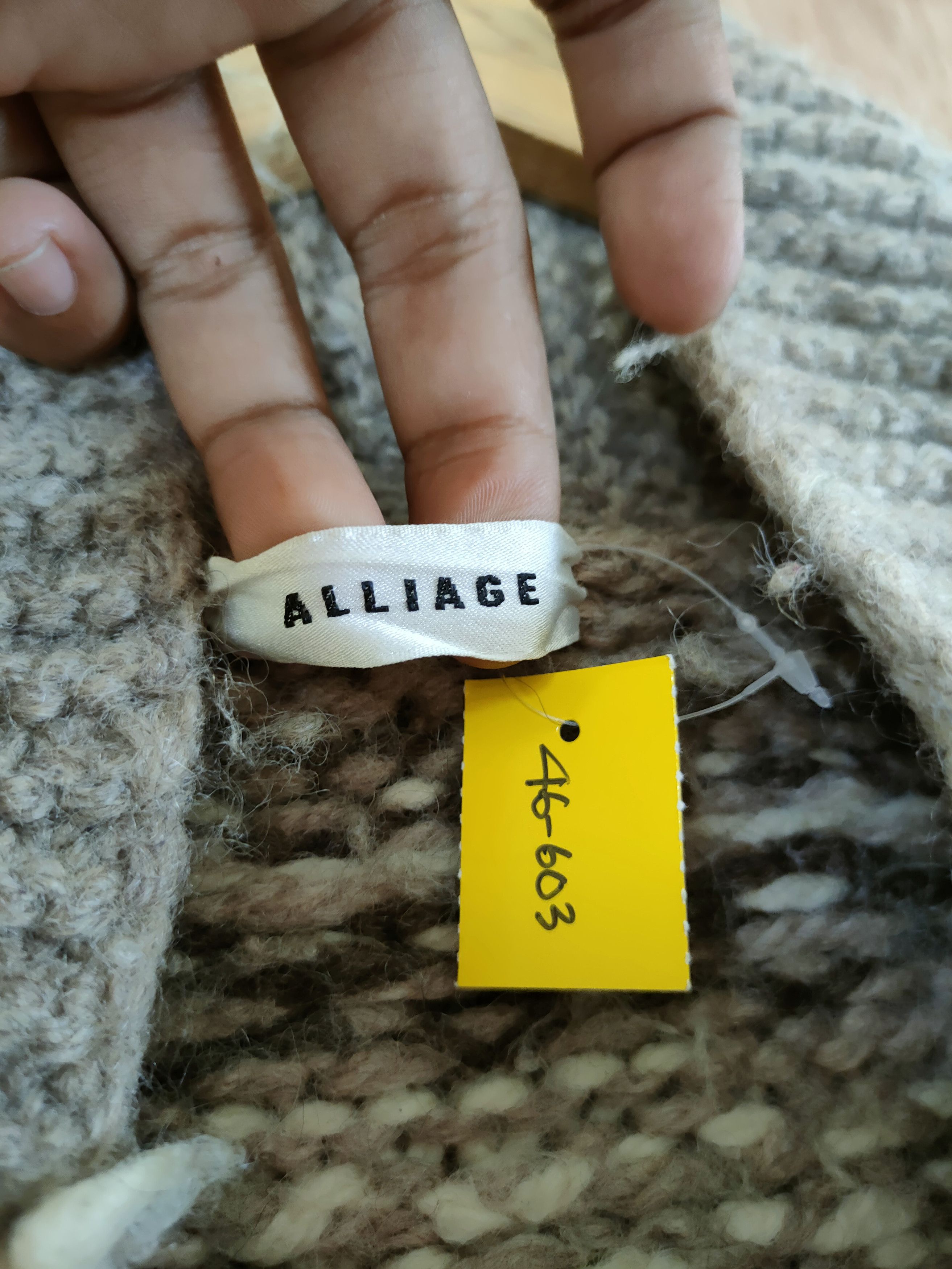 Vintage Alliage art navajo eagle aran isle knitwear mohair #46-603 Size US S / EU 44-46 / 1 - 6 Thumbnail