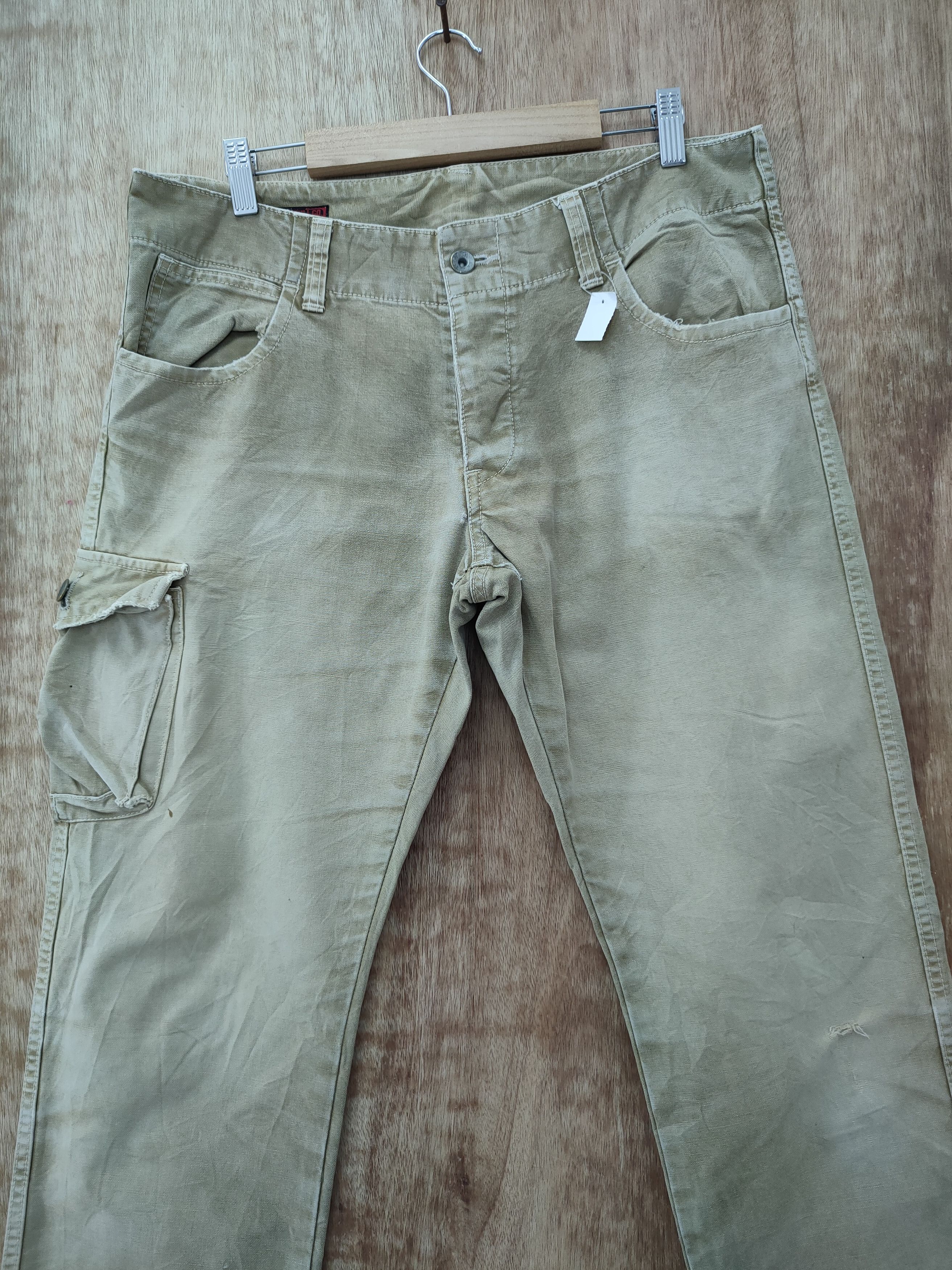 Johnbull DLL John Bull japan faded multi pocket cargo pants #46-242T Size US 34 / EU 50 - 4 Thumbnail