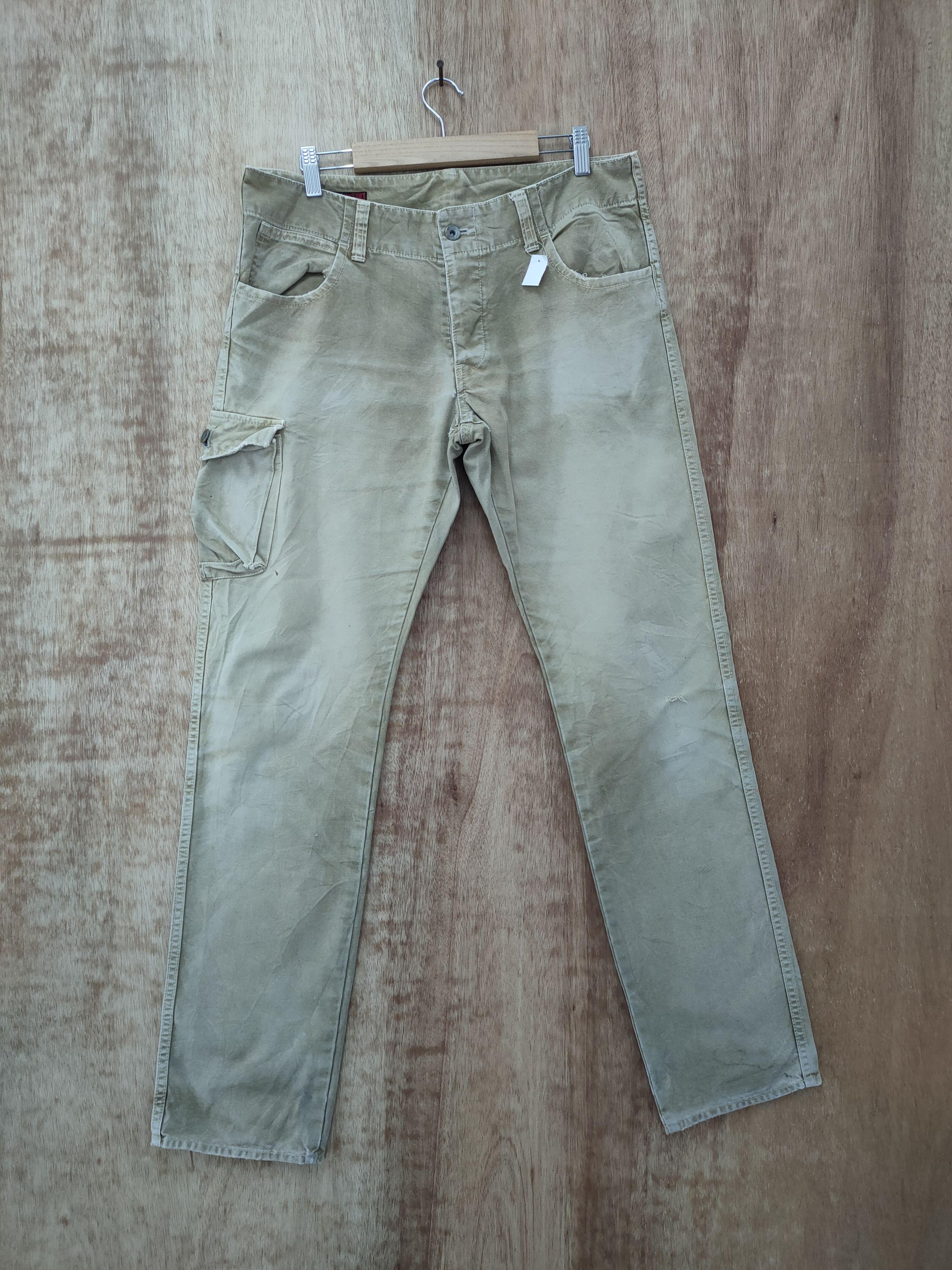 Johnbull DLL John Bull japan faded multi pocket cargo pants #46-242T Size US 34 / EU 50 - 1 Thumbnail