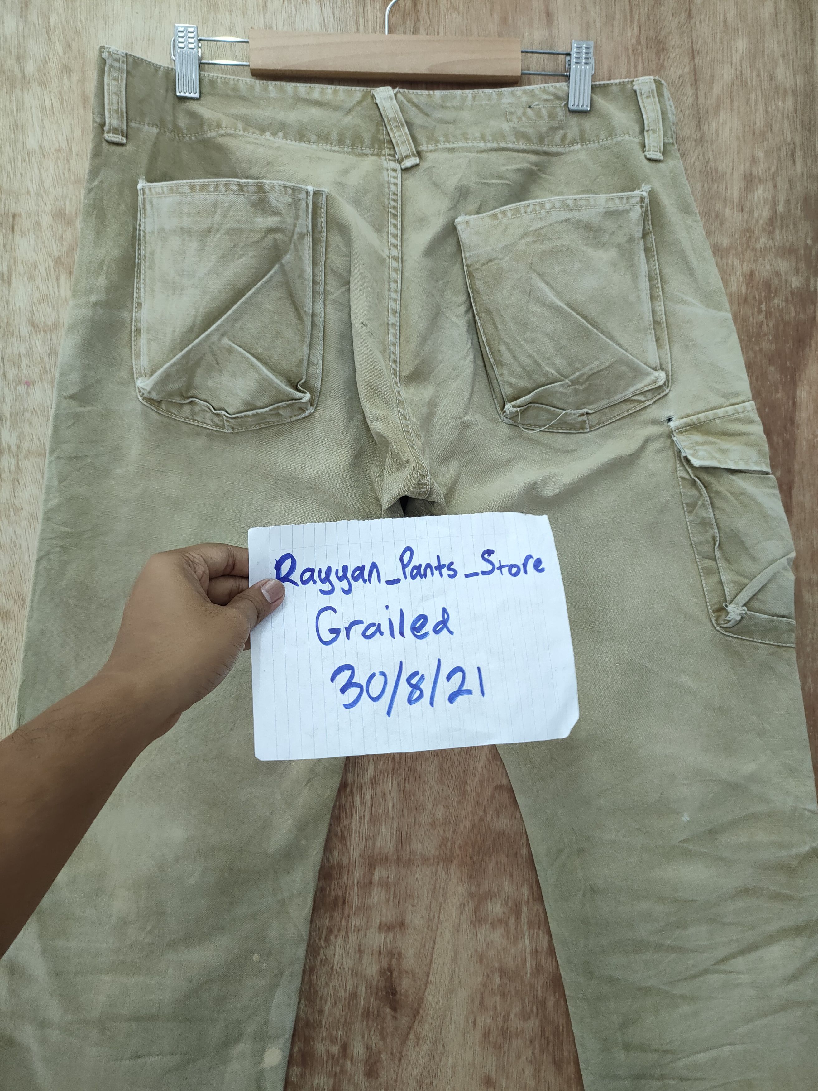 Johnbull DLL John Bull japan faded multi pocket cargo pants #46-242T Size US 34 / EU 50 - 15 Thumbnail