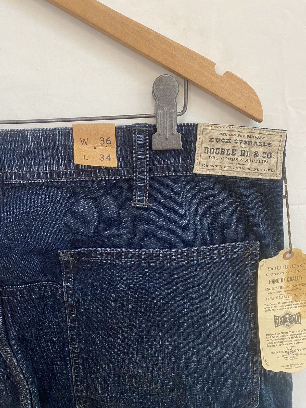 Polo Ralph Lauren × RRL Ralph Lauren × Ralph Lauren RRL Ralph Lauren denim pants Size US 36 / EU 52 - 6 Thumbnail