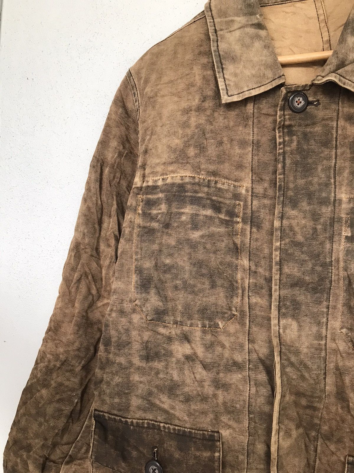 Japanese Brand × Vintage Vintage Thrashed Ugly Jacket Size US L / EU 52-54 / 3 - 3 Thumbnail
