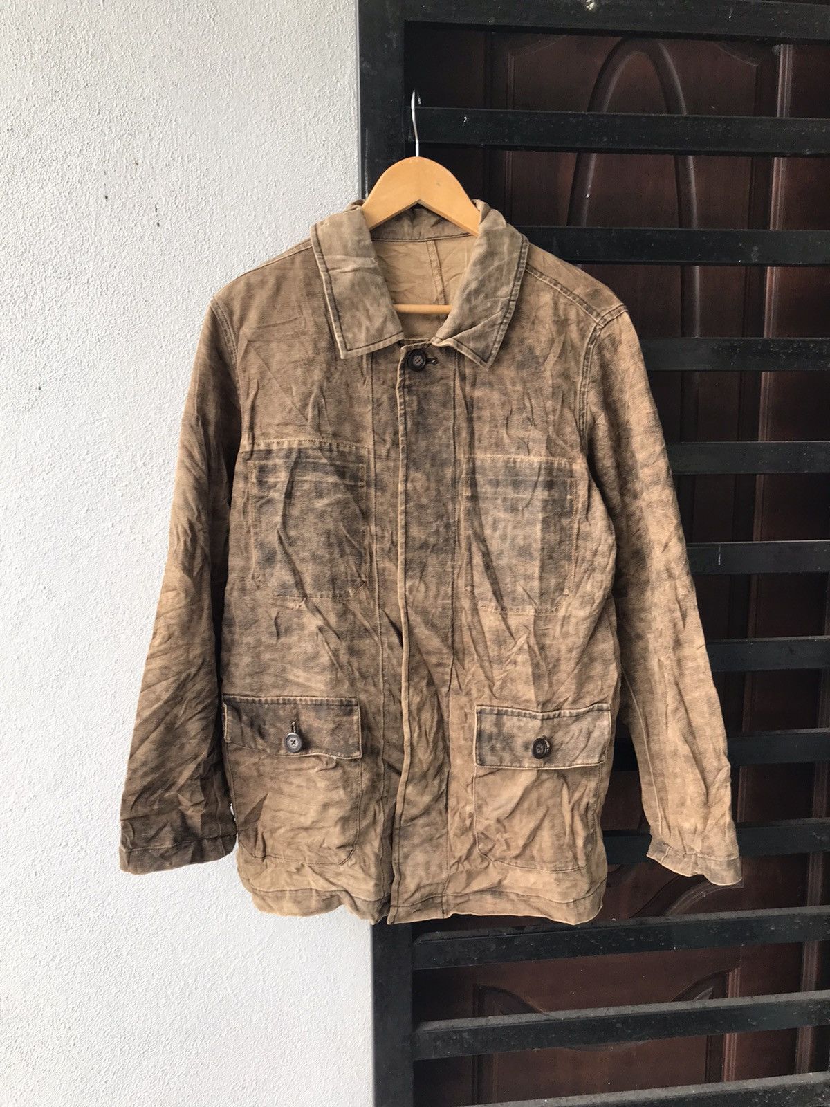 Japanese Brand × Vintage Vintage Thrashed Ugly Jacket Size US L / EU 52-54 / 3 - 1 Thumbnail