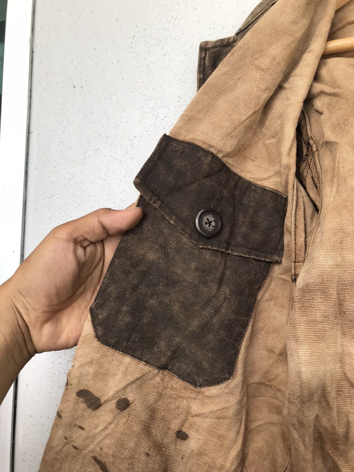 Japanese Brand × Vintage Vintage Thrashed Ugly Jacket Size US L / EU 52-54 / 3 - 11 Thumbnail
