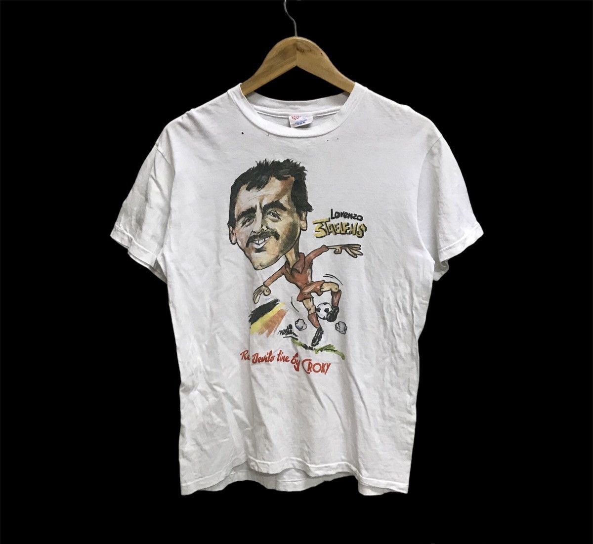 Vintage VINTAGE 90s LORENZO STAELENS BEGIUM FORMER PLAYER FOOTBALL Size US S / EU 44-46 / 1 - 1 Thumbnail