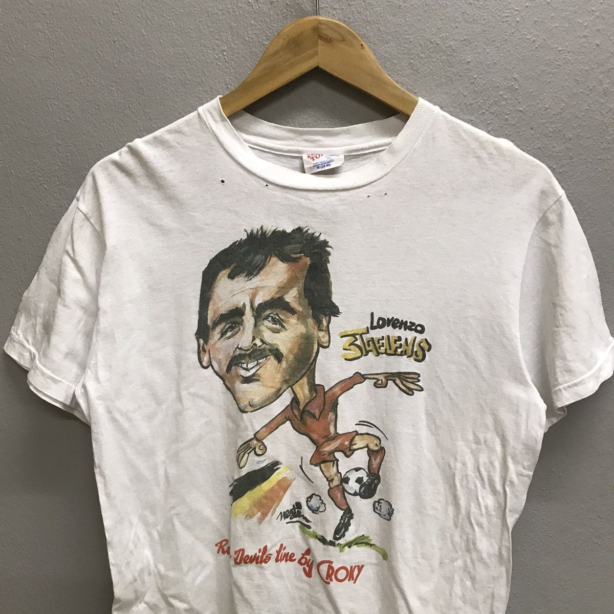 Vintage VINTAGE 90s LORENZO STAELENS BEGIUM FORMER PLAYER FOOTBALL Size US S / EU 44-46 / 1 - 4 Thumbnail