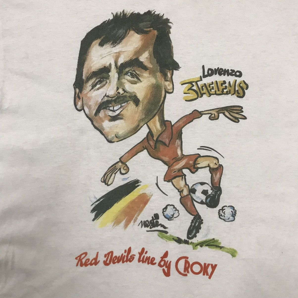 Vintage VINTAGE 90s LORENZO STAELENS BEGIUM FORMER PLAYER FOOTBALL Size US S / EU 44-46 / 1 - 9 Thumbnail