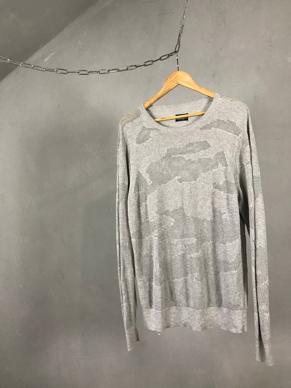 Other Allsaints luxury streetwear gray sweatshirt Size US L / EU 52-54 / 3 - 1 Thumbnail