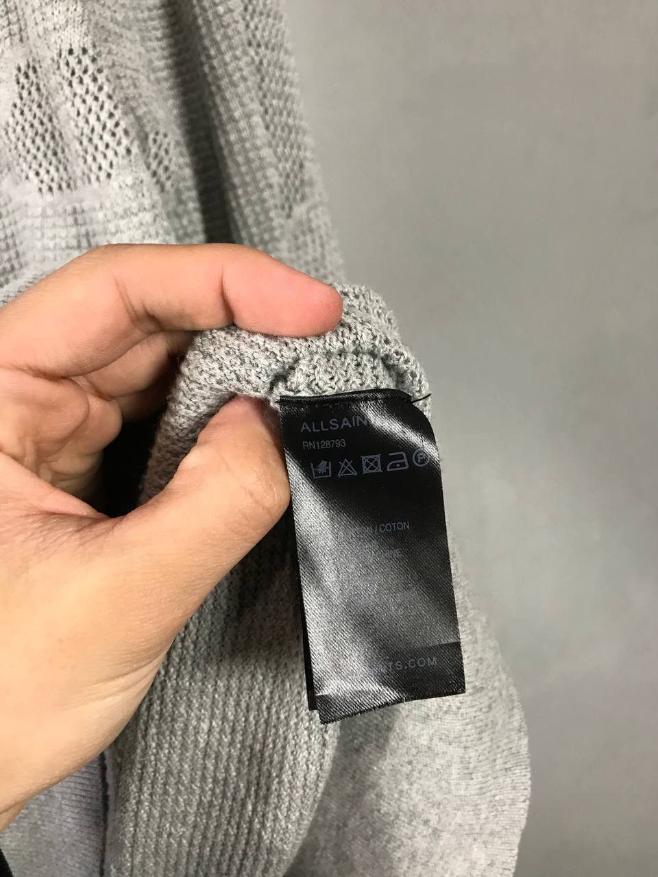 Other Allsaints luxury streetwear gray sweatshirt Size US L / EU 52-54 / 3 - 6 Thumbnail