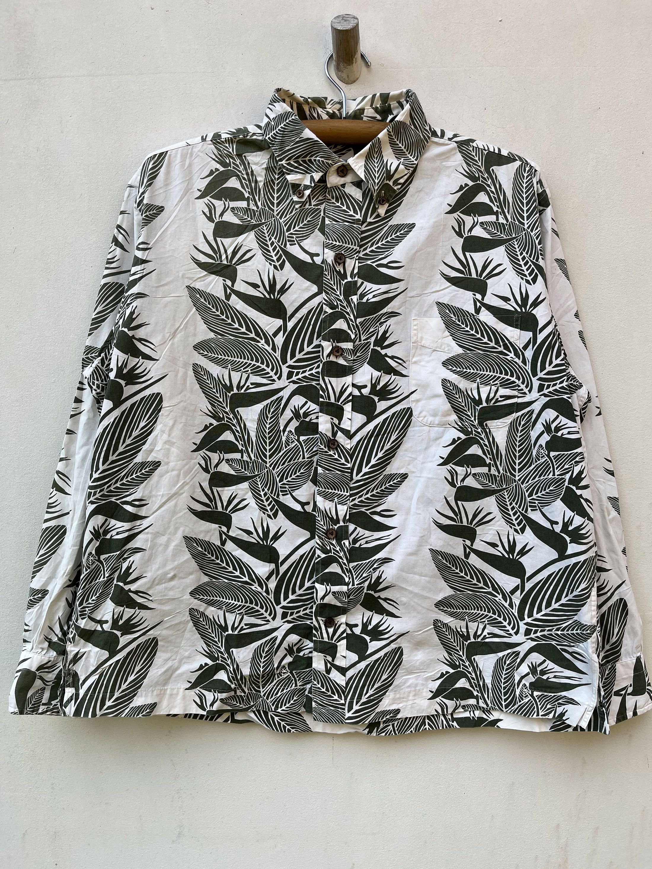 Sun Surf Long Sleeve Hawaii Hawaii Uniform Dress Shirt