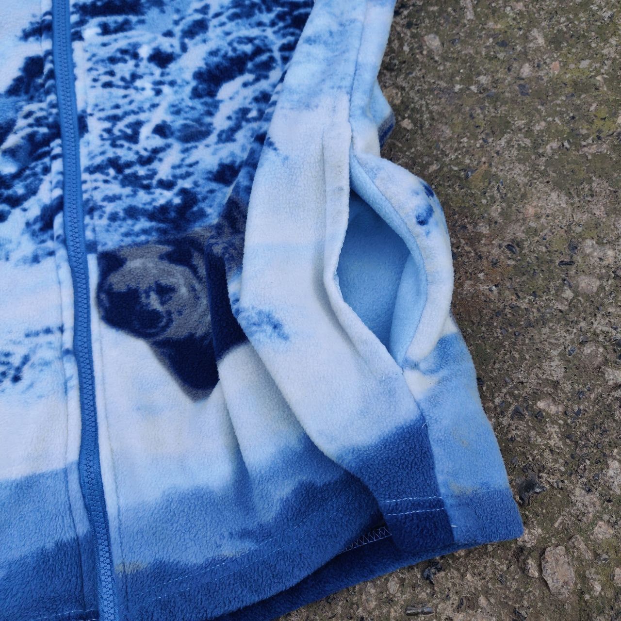 Vintage Vintage Polar Bear Fleece Jacket Winter Forest Nature XL Size US XL / EU 56 / 4 - 5 Thumbnail