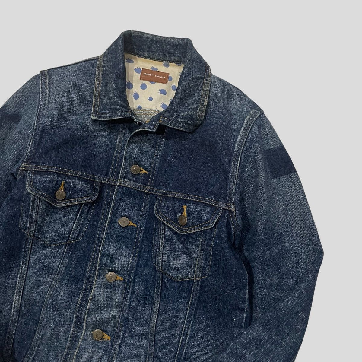 Issey Miyake × Japanese Brand × Tsumori Chisato Tsumori Chisato By Issey Miyake Denim Jacket 🇯🇵 Size US M / EU 48-50 / 2 - 3 Thumbnail