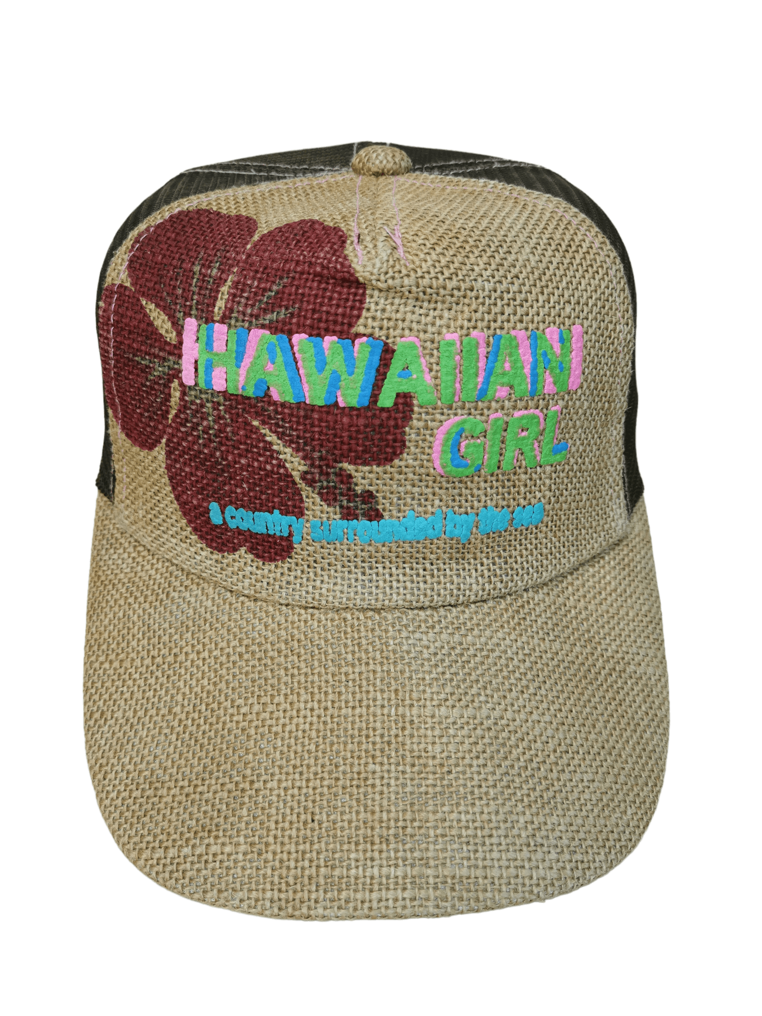Other VINTAGE HAWAII GIRL SURF TRUCKER HAT CAP Size ONE SIZE - 1 Thumbnail