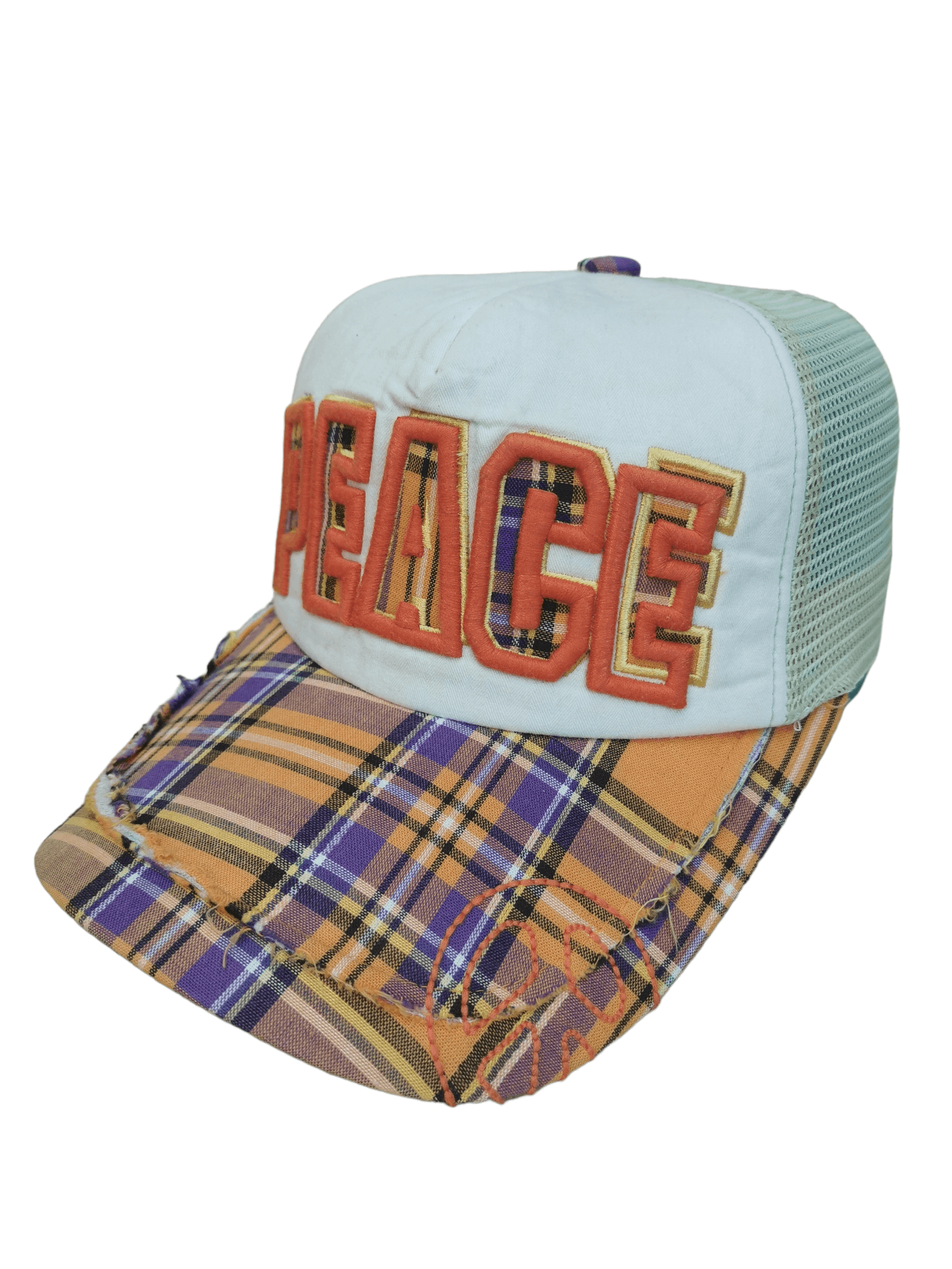 peaceminusone 🔥4 MONTHS SALE🔥 JAPANESE DESIGNER PEACE TRUCKER HAT CAP Size ONE SIZE - 2 Thumbnail