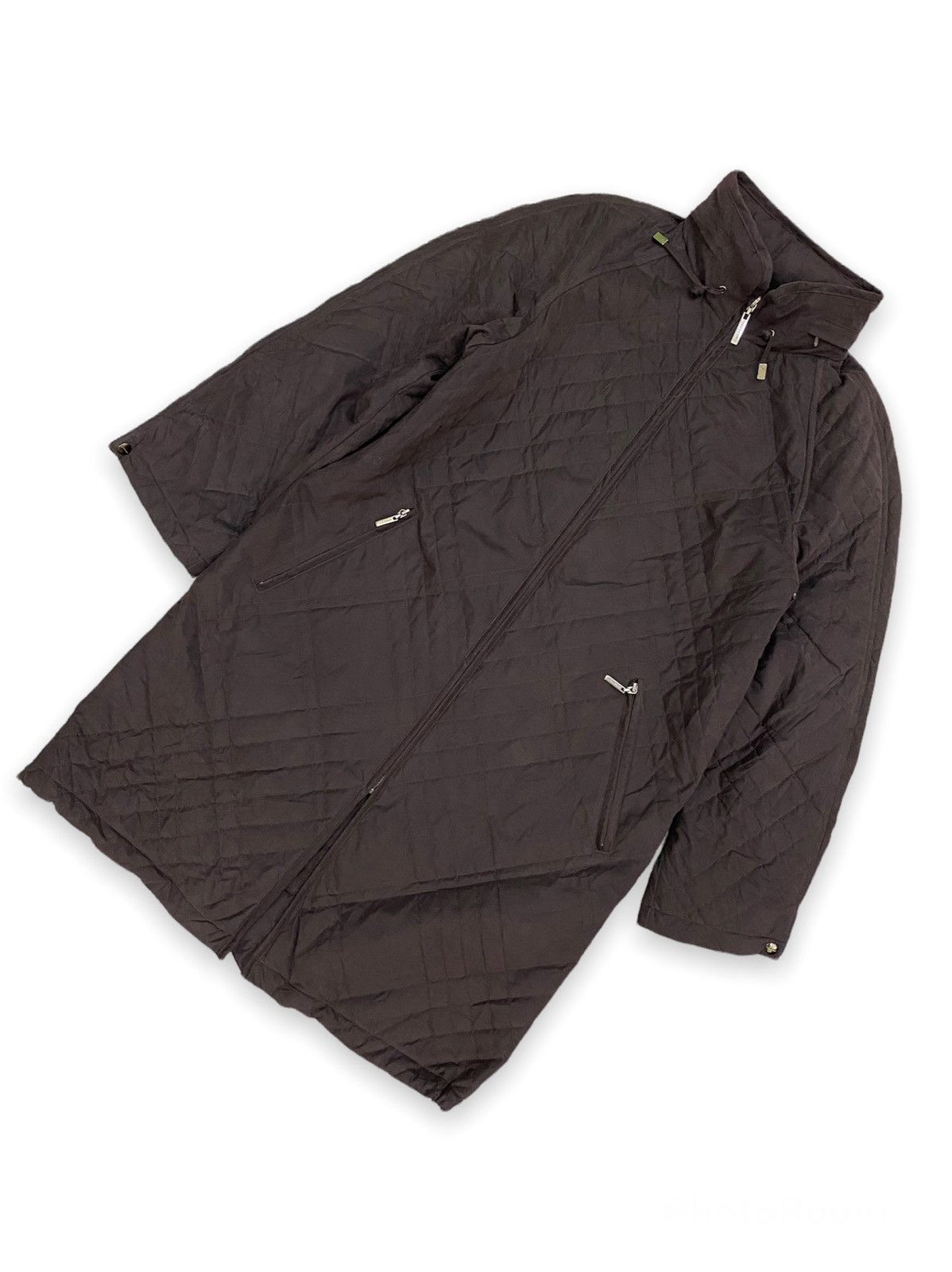 Burberry Burberry Quilted Long Jacket Size US M / EU 48-50 / 2 - 2 Thumbnail
