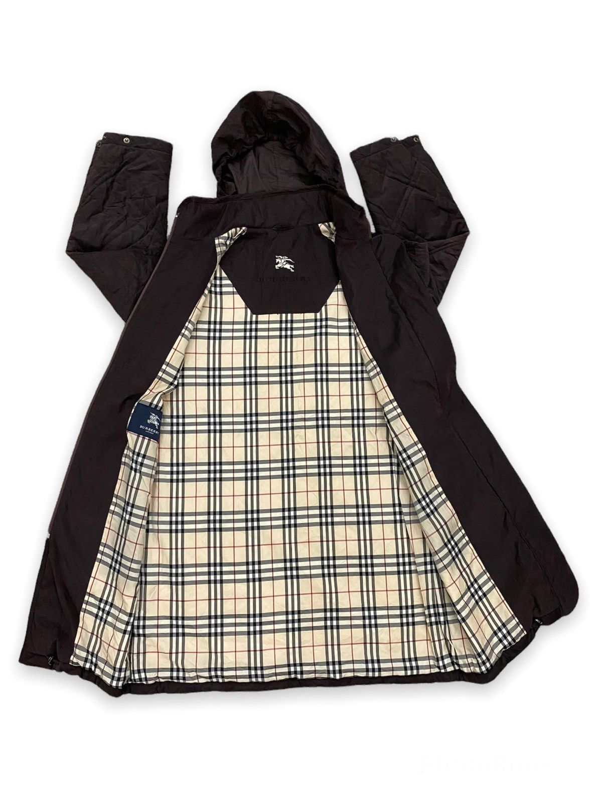 Burberry Burberry Quilted Long Jacket Size US M / EU 48-50 / 2 - 6 Thumbnail