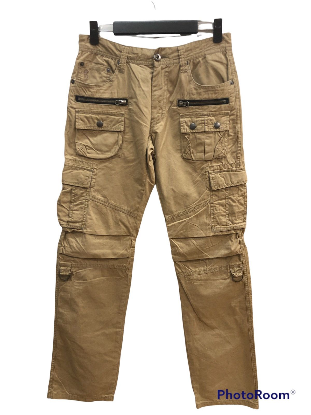 image of Seditionaries Destrad Cargo Pants Tactical Multipocket Bondage, Men's (Size 29)
