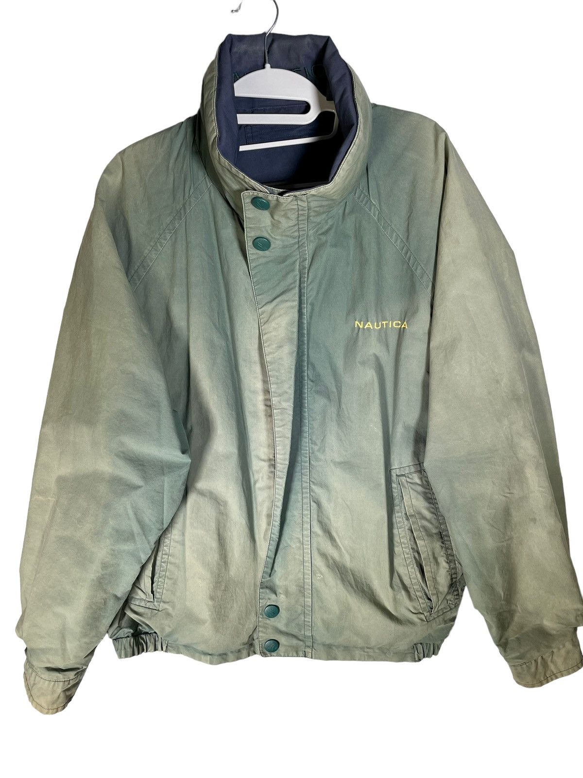 Nautica × Vintage Vintage 90s Nautica reversible jacket Size US L / EU 52-54 / 3 - 1 Thumbnail