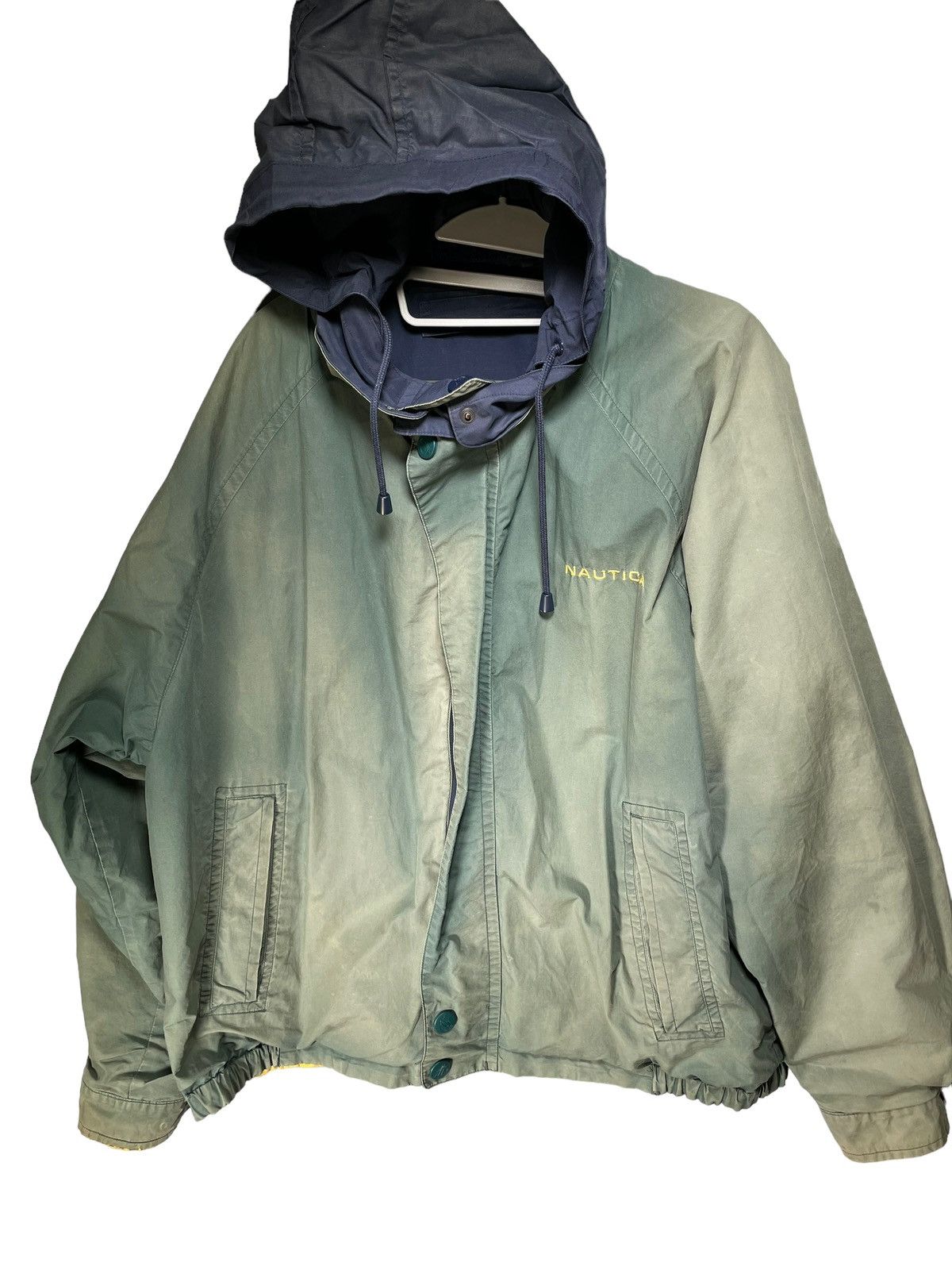 Nautica × Vintage Vintage 90s Nautica reversible jacket Size US L / EU 52-54 / 3 - 13 Thumbnail
