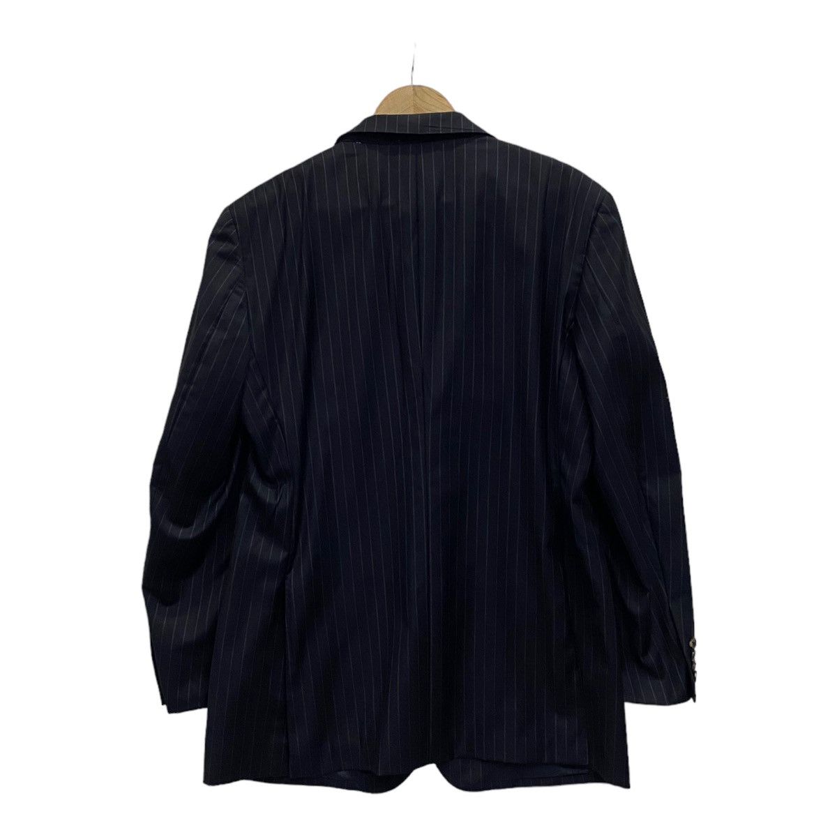 Ermenegildo Zegna 🔥ERMENEGILDO ZEGNA STRIPES BLACK BLAZER COAT Size US M / EU 48-50 / 2 - 3 Thumbnail