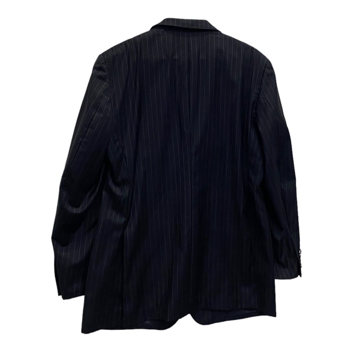 Ermenegildo Zegna 🔥ERMENEGILDO ZEGNA STRIPES BLACK BLAZER COAT Size US M / EU 48-50 / 2 - 7 Thumbnail