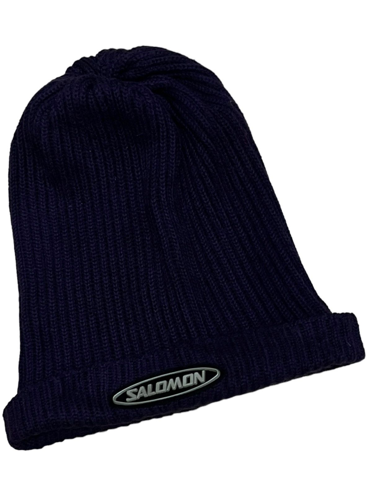 Salomon Vintage Japanese Brand Solomon Purple Beanie Size ONE SIZE - 2 Thumbnail