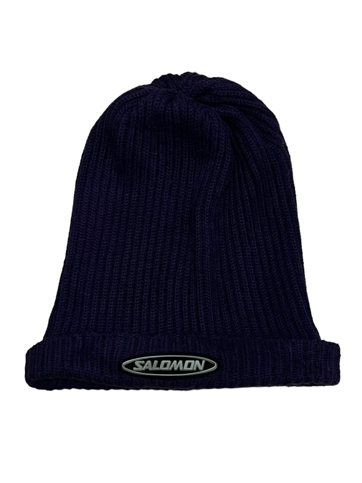 Salomon Vintage Japanese Brand Solomon Purple Beanie Size ONE SIZE - 1 Thumbnail
