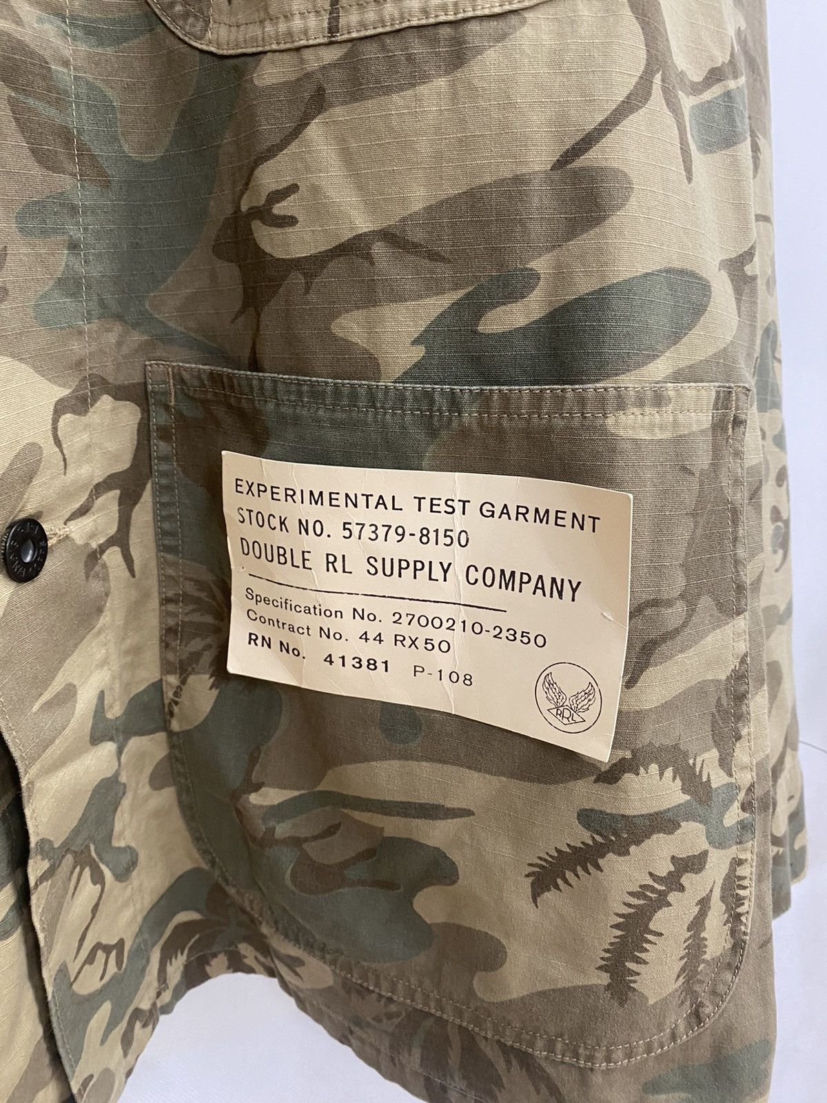 Polo Ralph Lauren × RRL Ralph Lauren × Ralph Lauren RRL Ralph Lauren Camo Light Jacket Size US M / EU 48-50 / 2 - 4 Thumbnail