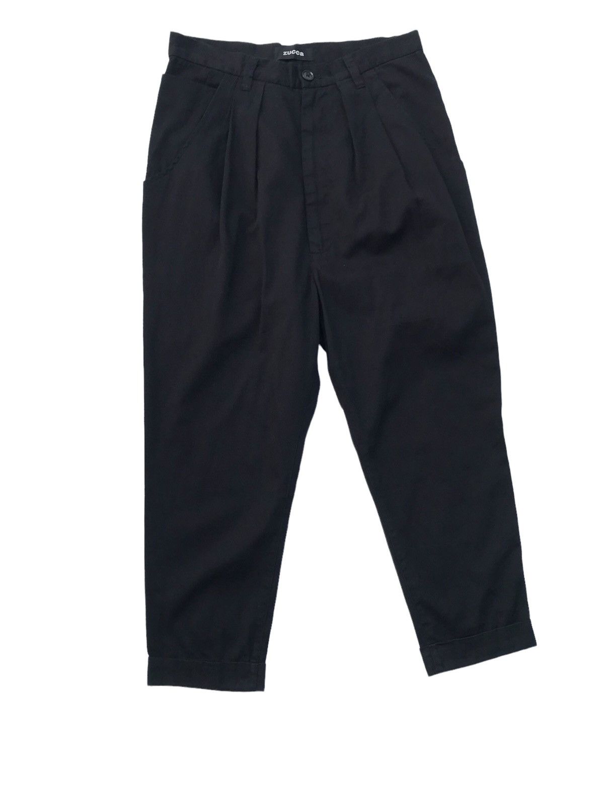 Zucca Japan Streetwear Zucca Black Gabardine Pants Size US 28 / EU 44 - 2 Thumbnail