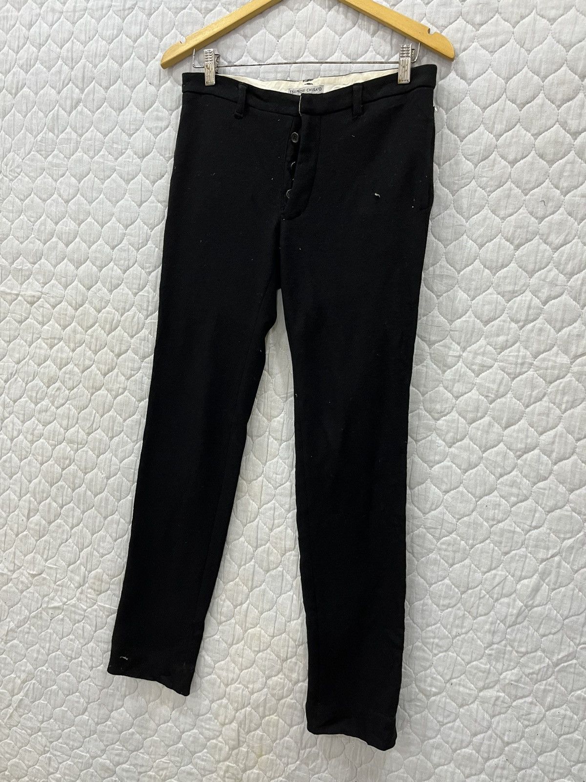 Issey Miyake × Tsumori Chisato × Vintage (Ff). VINTAGE ISSEY MIYAKE TSUMORI CHISATO WOOL PANTS Size US 30 / EU 46 - 4 Thumbnail