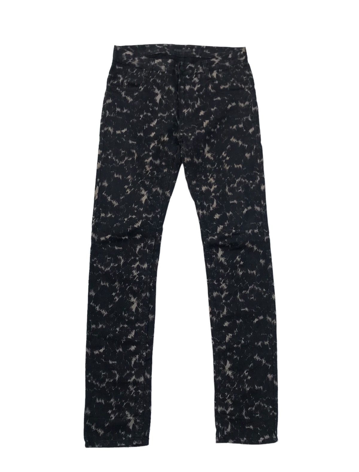 HARE Hare Japan Slim Pants Streetwear Funky Overprinted Pants Size US 31 - 1 Thumbnail