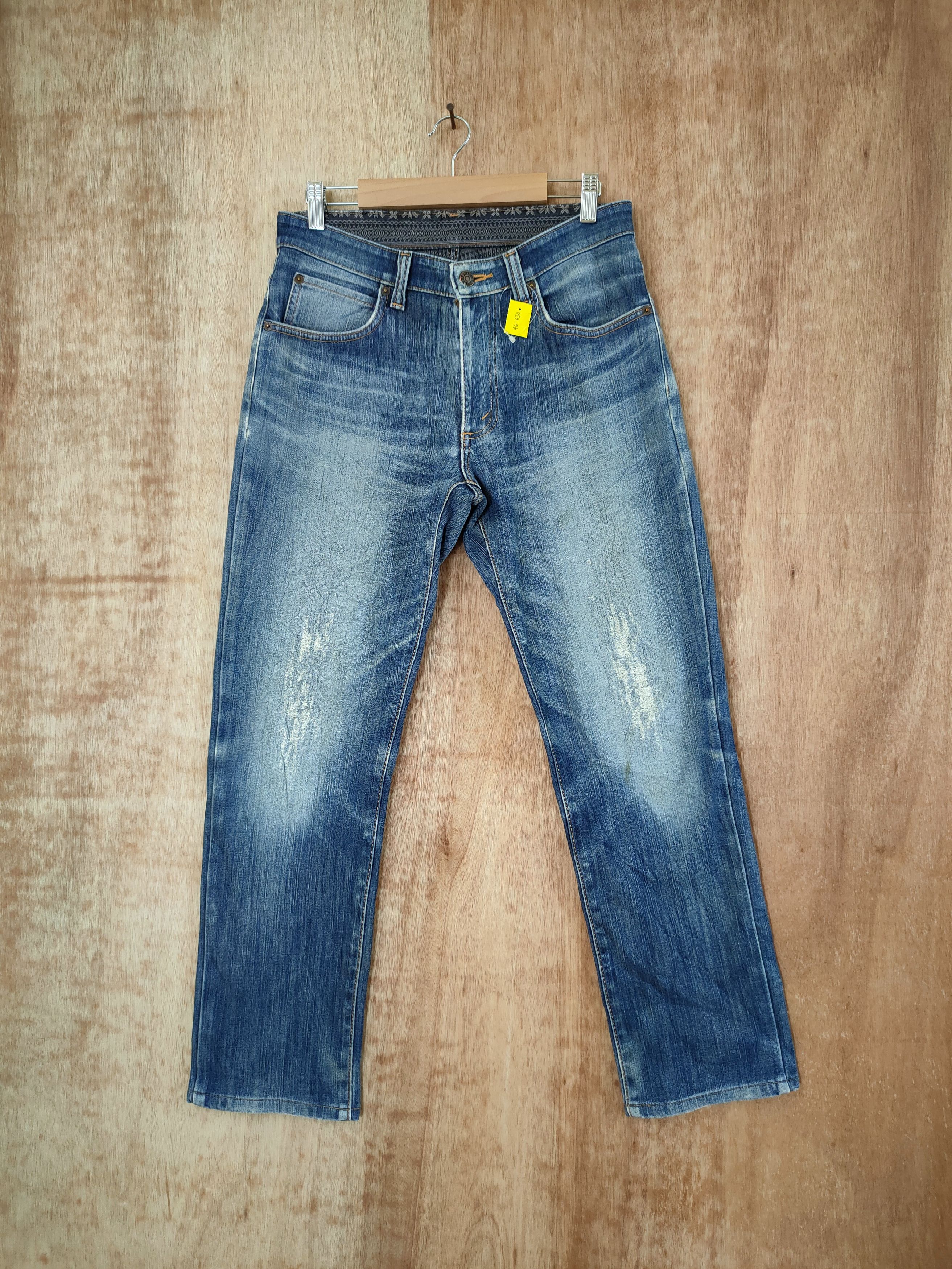 Edwin Edwin distressed denim made in japan pants #46-630 Size US 29 - 1 Thumbnail