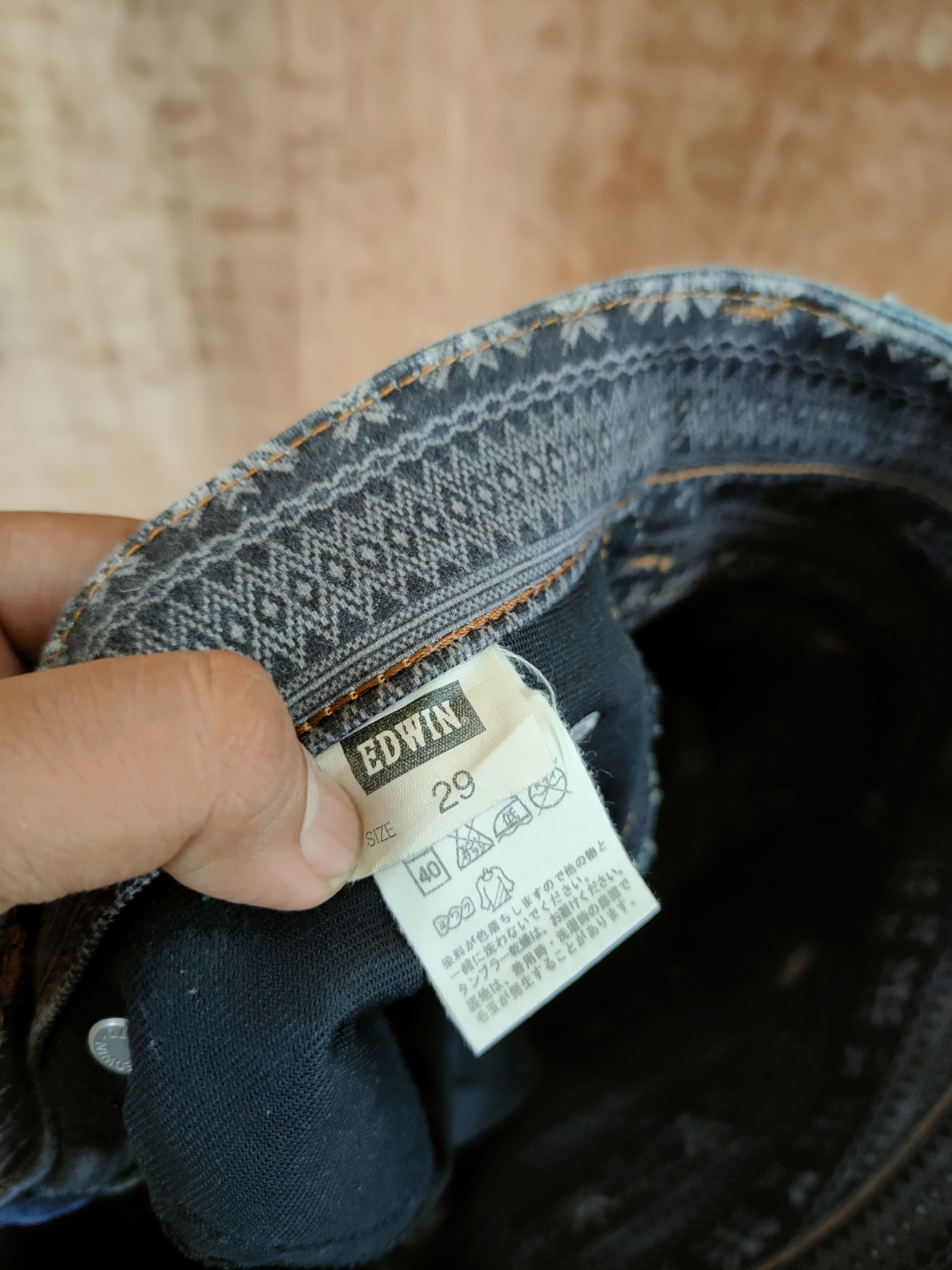 Edwin Edwin distressed denim made in japan pants #46-630 Size US 29 - 11 Thumbnail