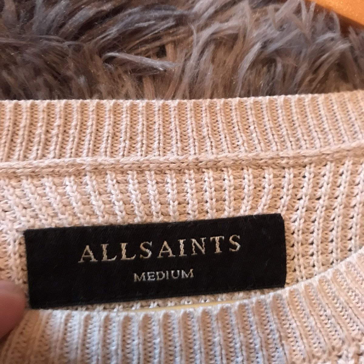 Allsaints Allsaints sweatshirt knitted sweaters mens size M Size US M / EU 48-50 / 2 - 4 Thumbnail